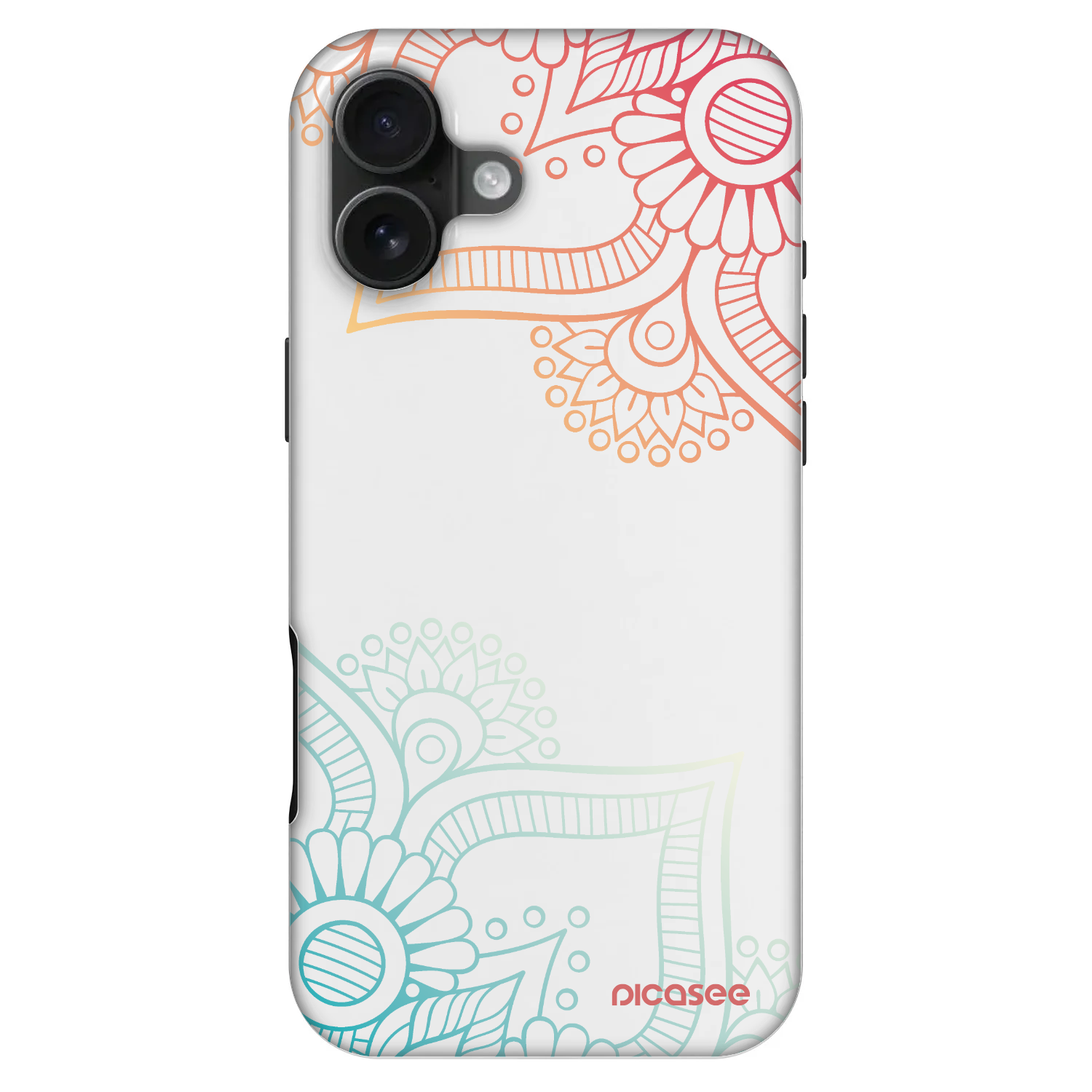 Picasee Fashion Case MagSafe Apple iPhone 16 Plus - Flowers pattern
