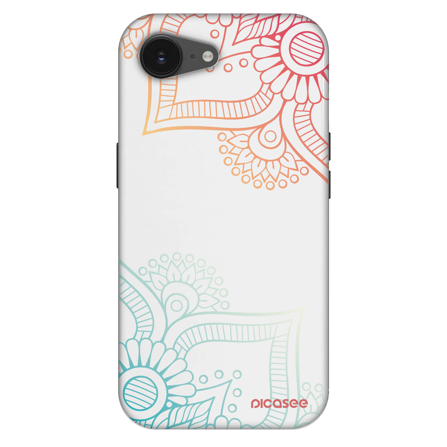 Picasee Fashion Case MagSafe Apple iPhone 16e - Flowers pattern