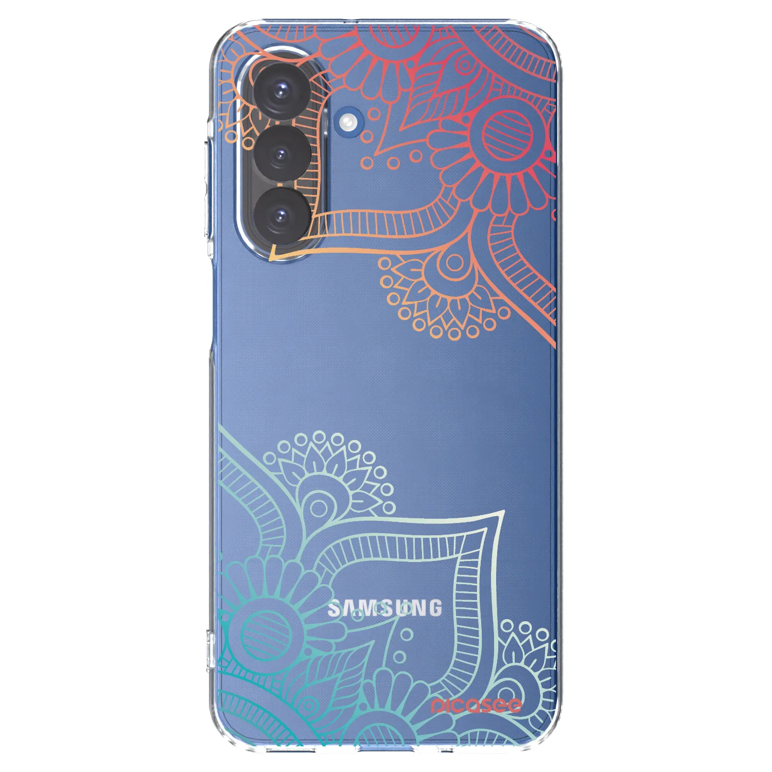 Picasee átlátszó szilikon tok az alábbi mobiltelefonokra Samsung Galaxy A17 5G - Flowers pattern