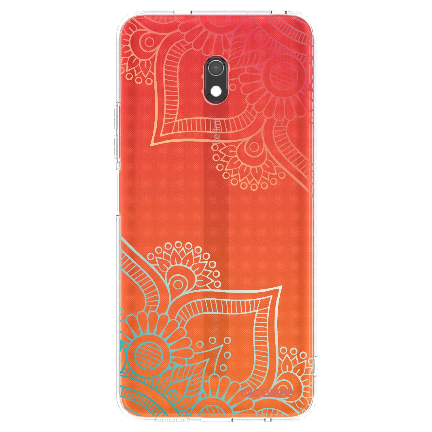 Picasee átlátszó szilikon tok az alábbi mobiltelefonokra Xiaomi Redmi 8A - Flowers pattern
