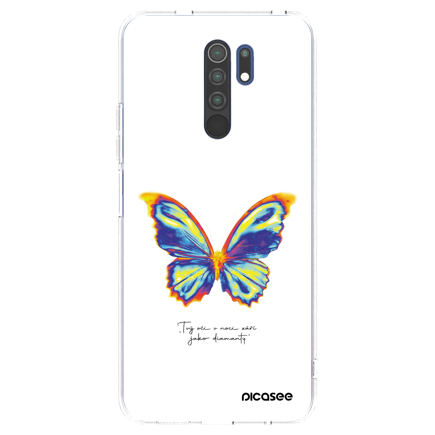 Picasee átlátszó szilikon tok az alábbi mobiltelefonokra Xiaomi Redmi 9 - Diamanty White