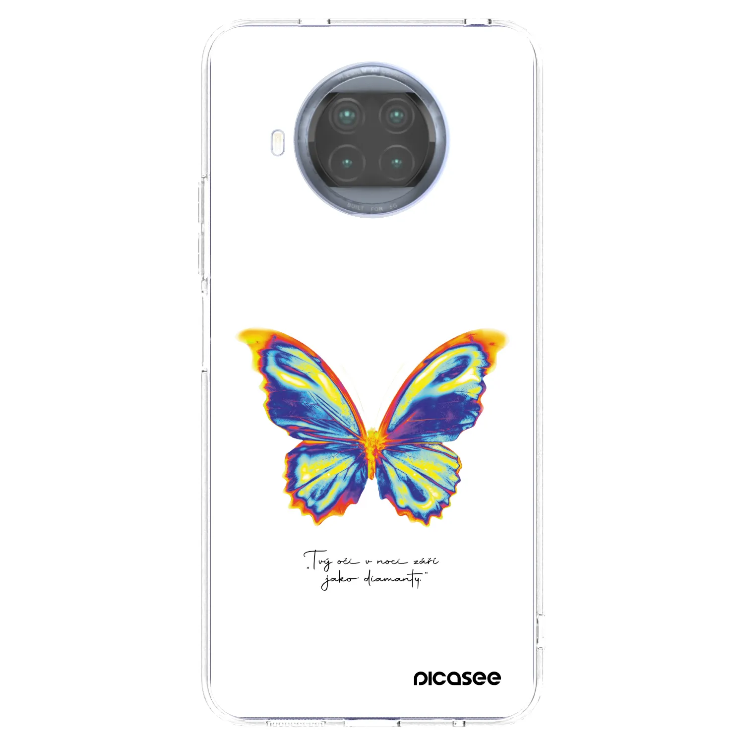 Picasee átlátszó szilikon tok az alábbi mobiltelefonokra Xiaomi Mi 10T Lite - Diamanty White