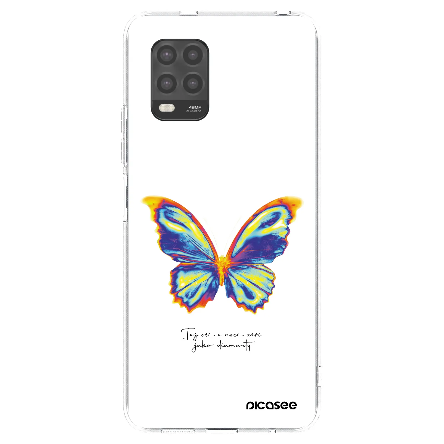Picasee átlátszó szilikon tok az alábbi mobiltelefonokra Xiaomi Mi 10 Lite - Diamanty White