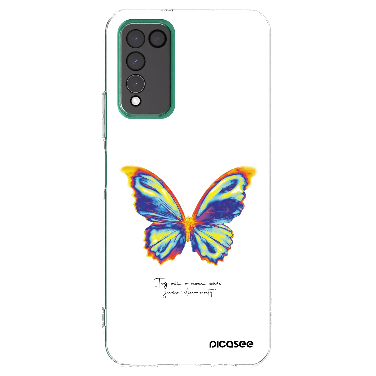 Picasee átlátszó szilikon tok az alábbi mobiltelefonokra Honor 10X Lite - Diamanty White