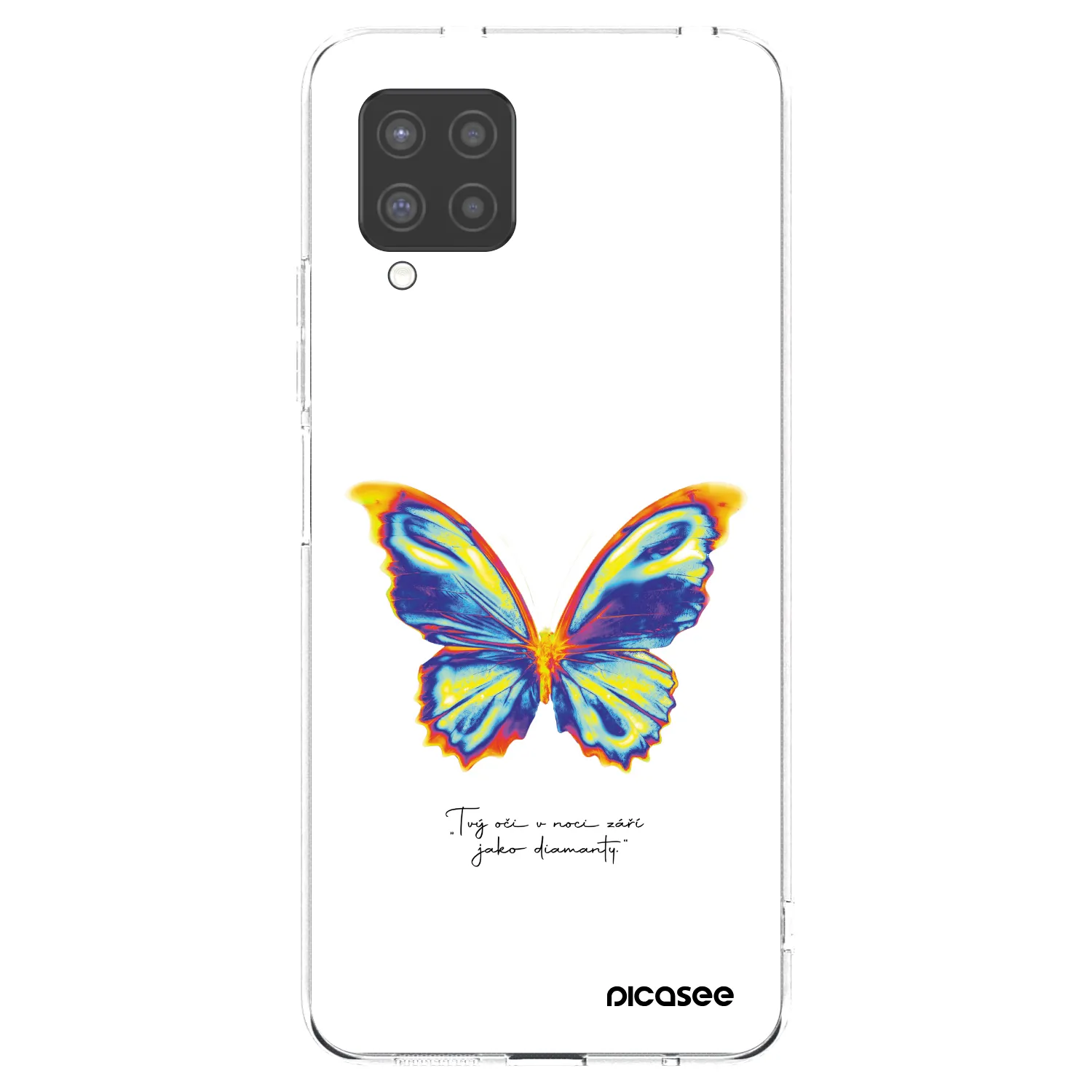 Picasee átlátszó szilikon tok az alábbi mobiltelefonokra Samsung Galaxy A42 A426B - Diamanty White