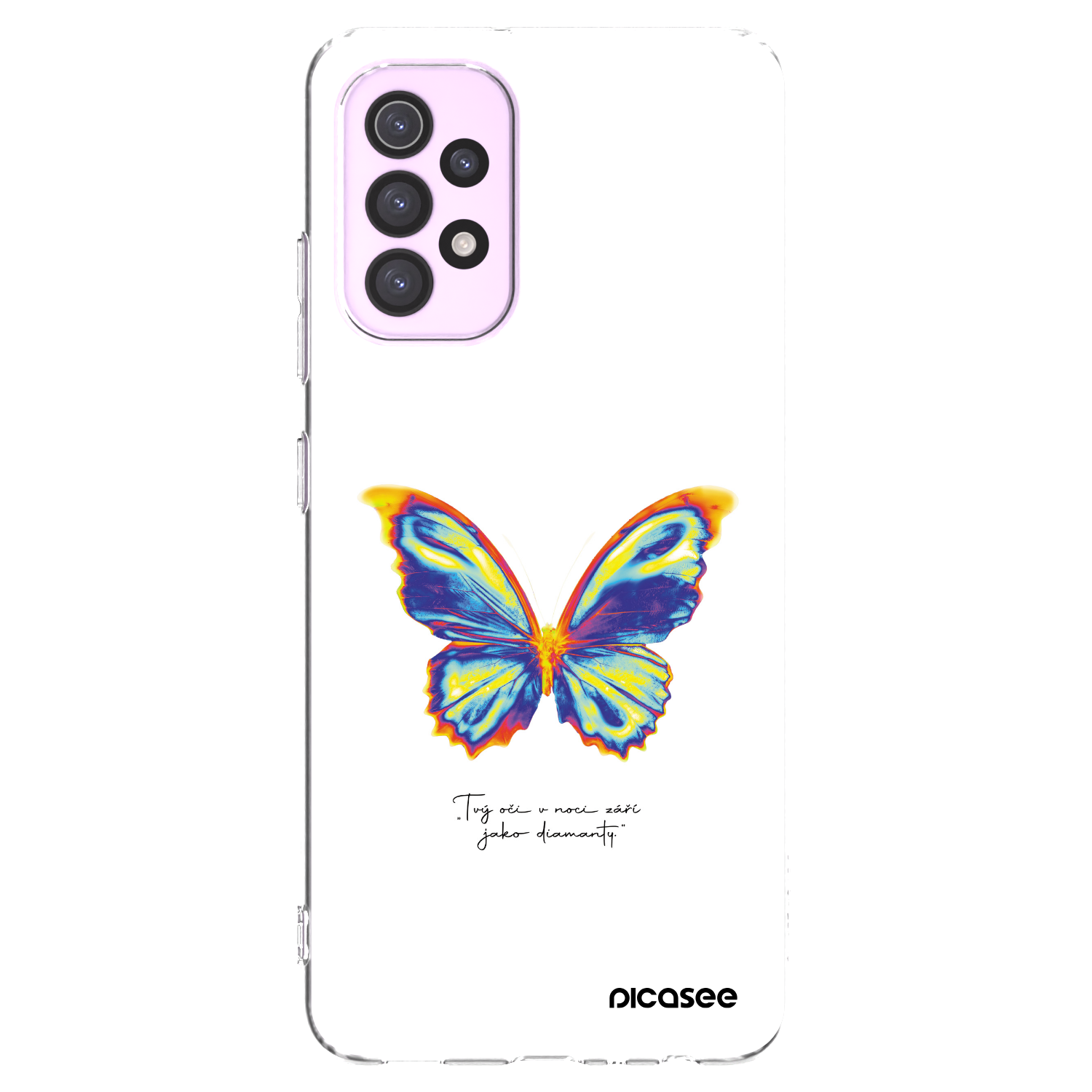 Picasee átlátszó szilikon tok az alábbi mobiltelefonokra Samsung Galaxy A32 5G A326B - Diamanty White