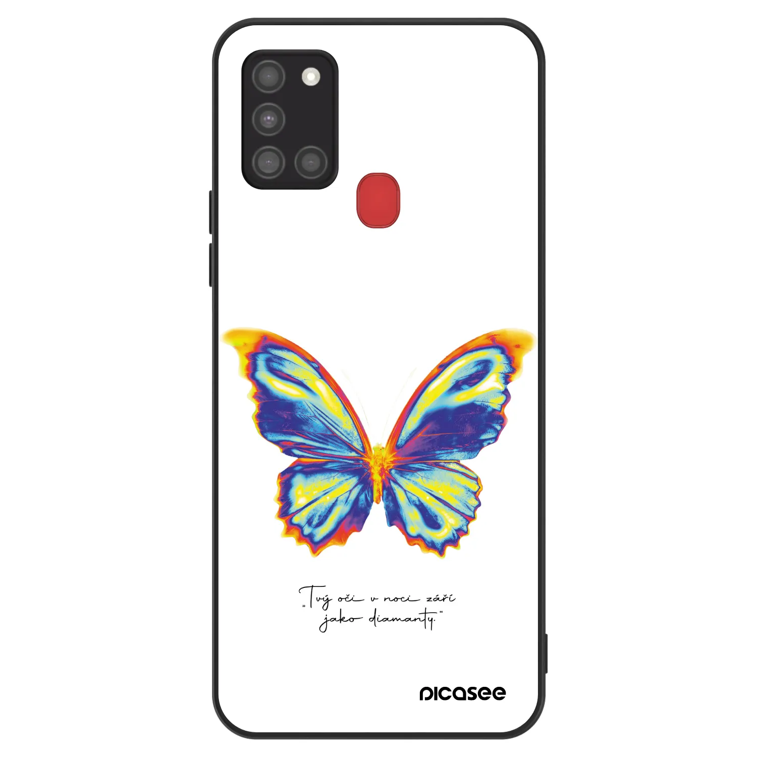 Picasee ULTIMATE CASE Samsung Galaxy A21s - készülékre - Diamanty White