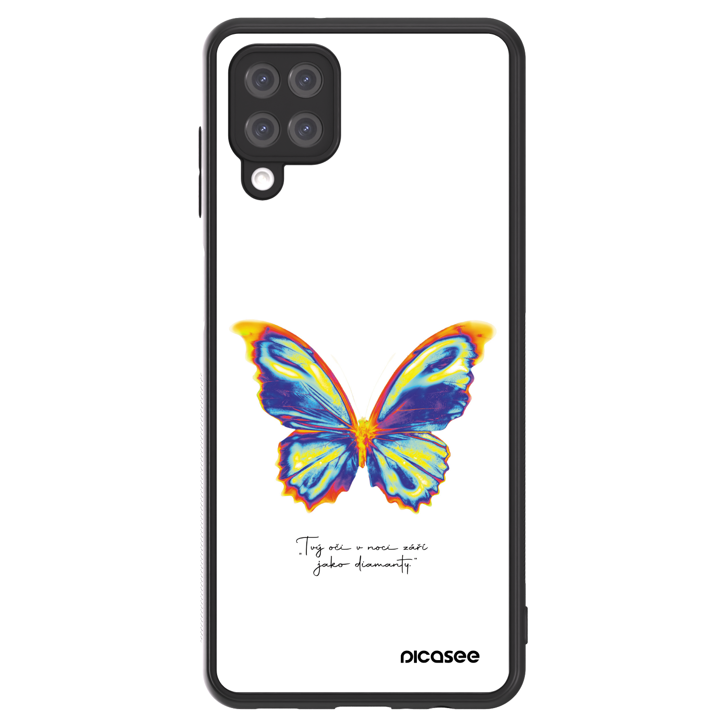 Picasee ULTIMATE CASE Samsung Galaxy A12 A125F - készülékre - Diamanty White