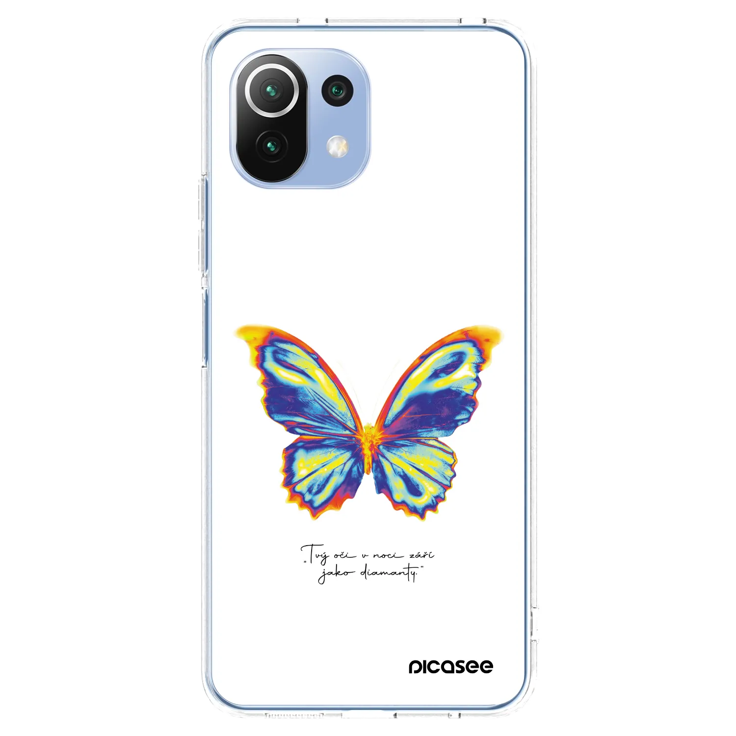 Picasee átlátszó szilikon tok az alábbi mobiltelefonokra Xiaomi Mi 11 Lite - Diamanty White