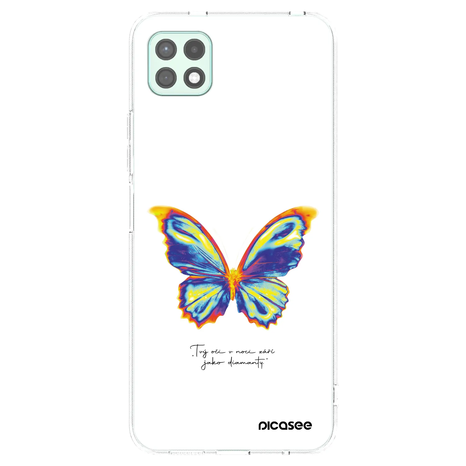 Picasee átlátszó szilikon tok az alábbi mobiltelefonokra Samsung Galaxy A22 A226B 5G - Diamanty White