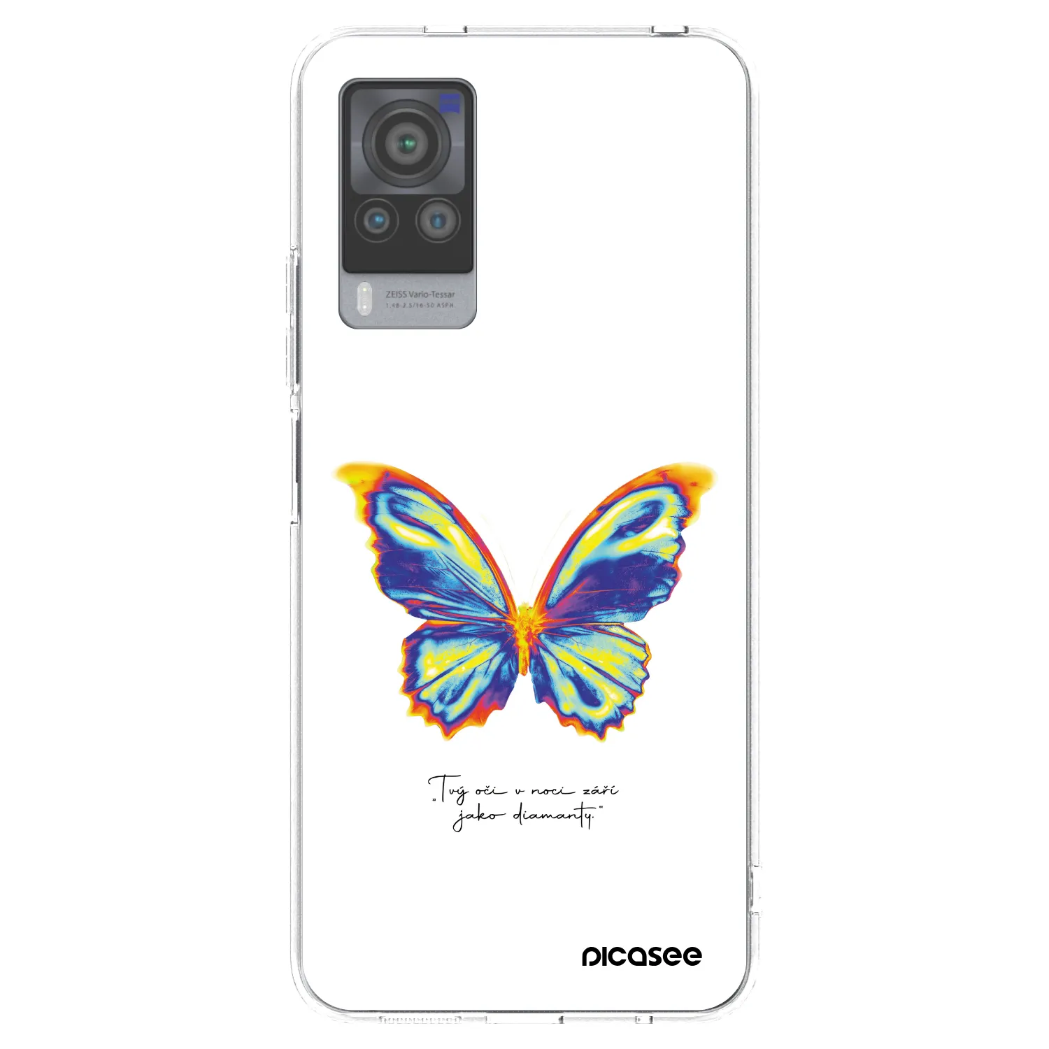 Picasee átlátszó szilikon tok az alábbi mobiltelefonokra Vivo X60 Pro 5G - Diamanty White