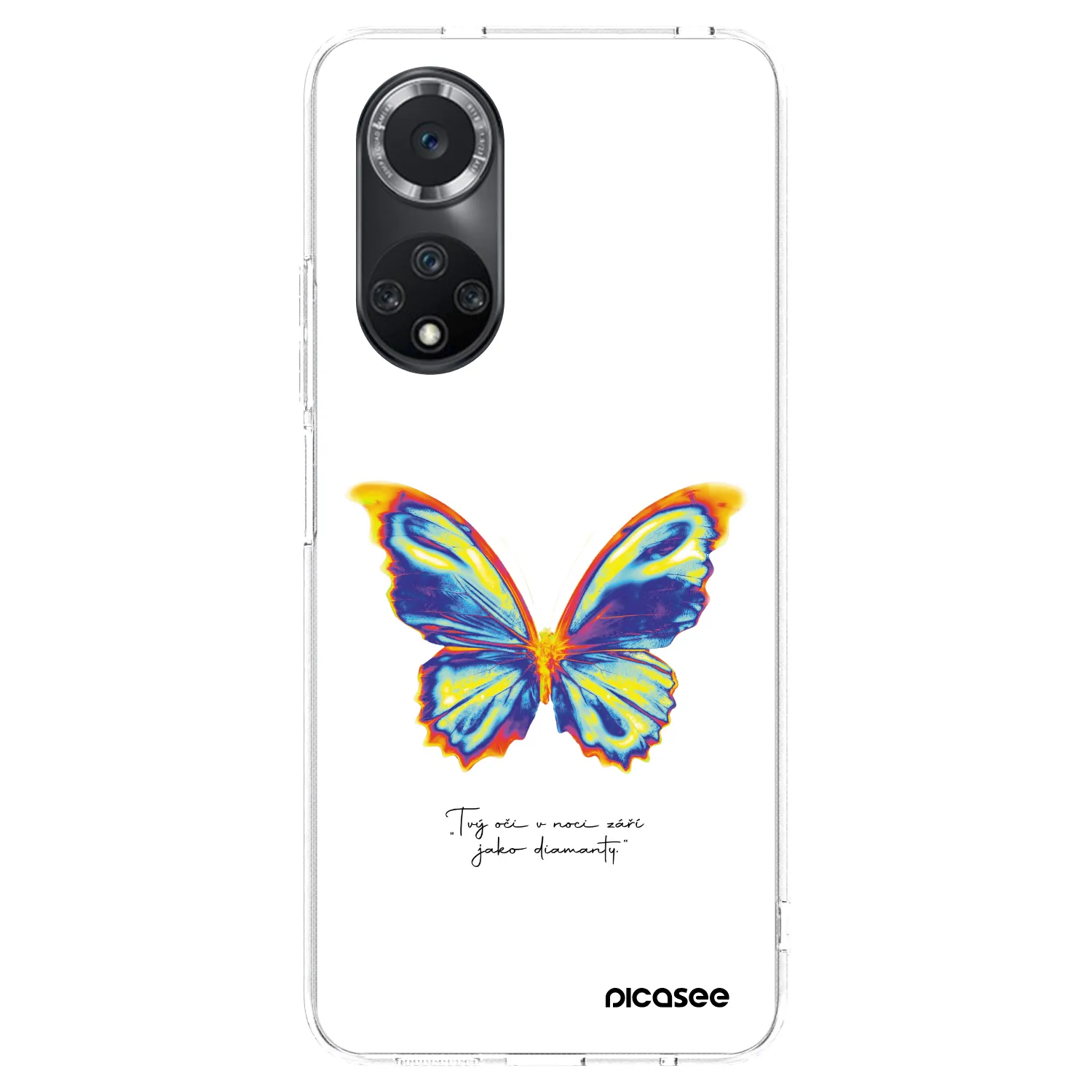 Picasee átlátszó szilikon tok az alábbi mobiltelefonokra Huawei Nova 9 SE - Diamanty White