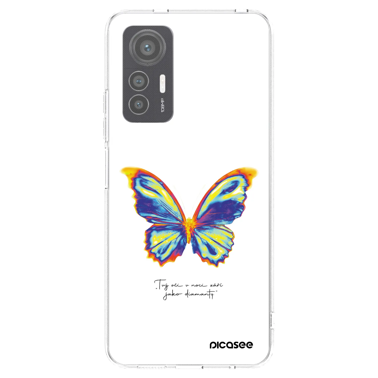 Picasee átlátszó szilikon tok az alábbi mobiltelefonokra Xiaomi 12 Lite - Diamanty White