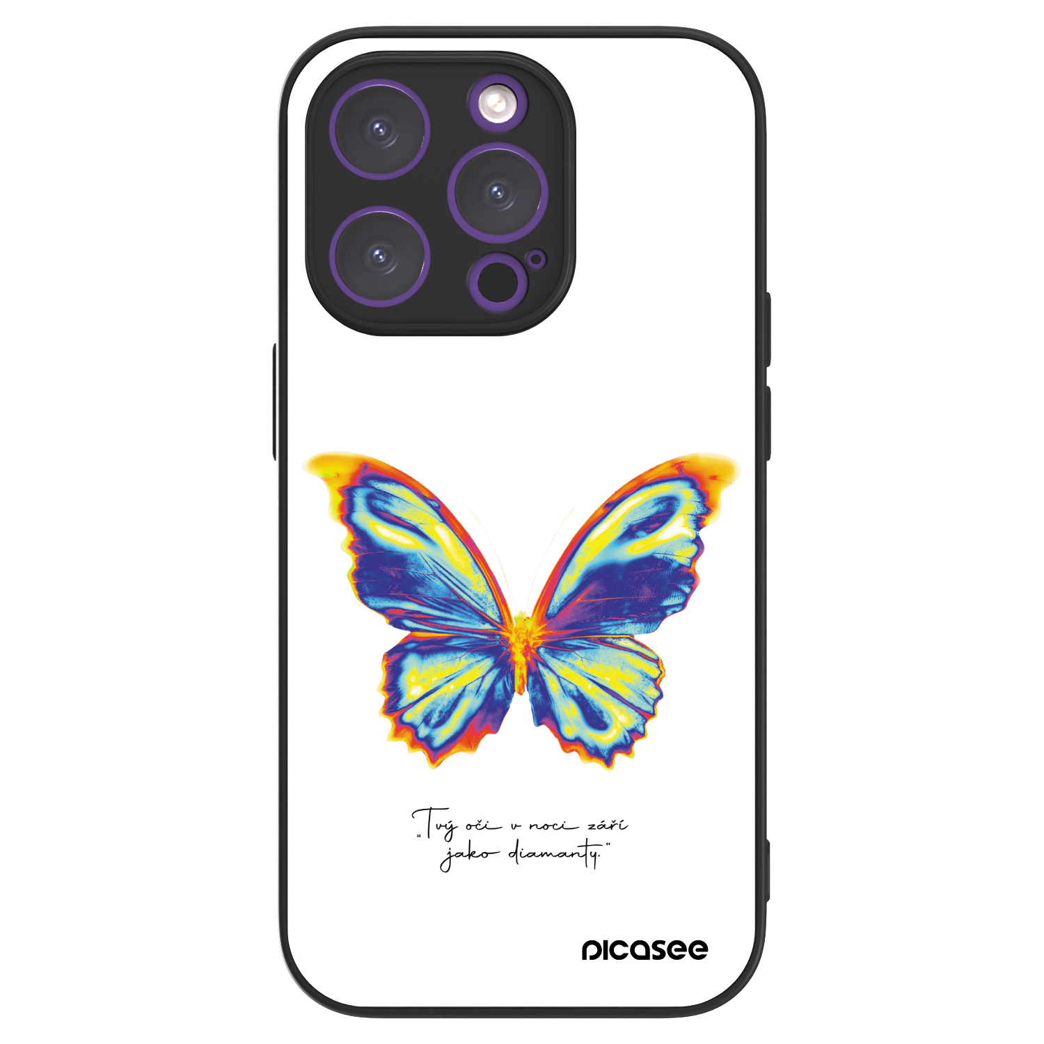 Picasee ULTIMATE CASE MagSafe Apple iPhone 14 Pro - készülékre - Diamanty White