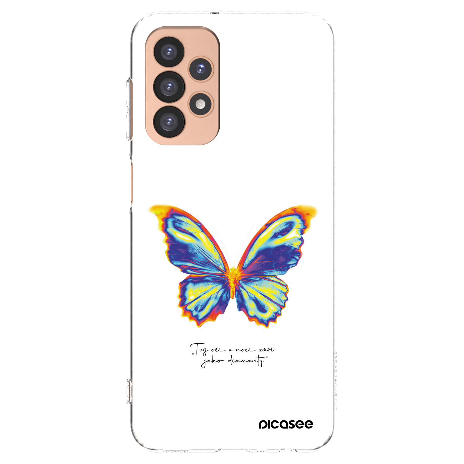 Picasee átlátszó szilikon tok az alábbi mobiltelefonokra Samsung Galaxy A23 A236B 5G - Diamanty White