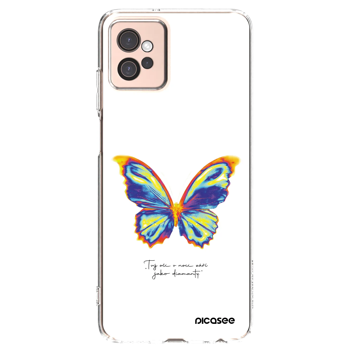 Picasee átlátszó szilikon tok az alábbi mobiltelefonokra Motorola Moto G32 - Diamanty White