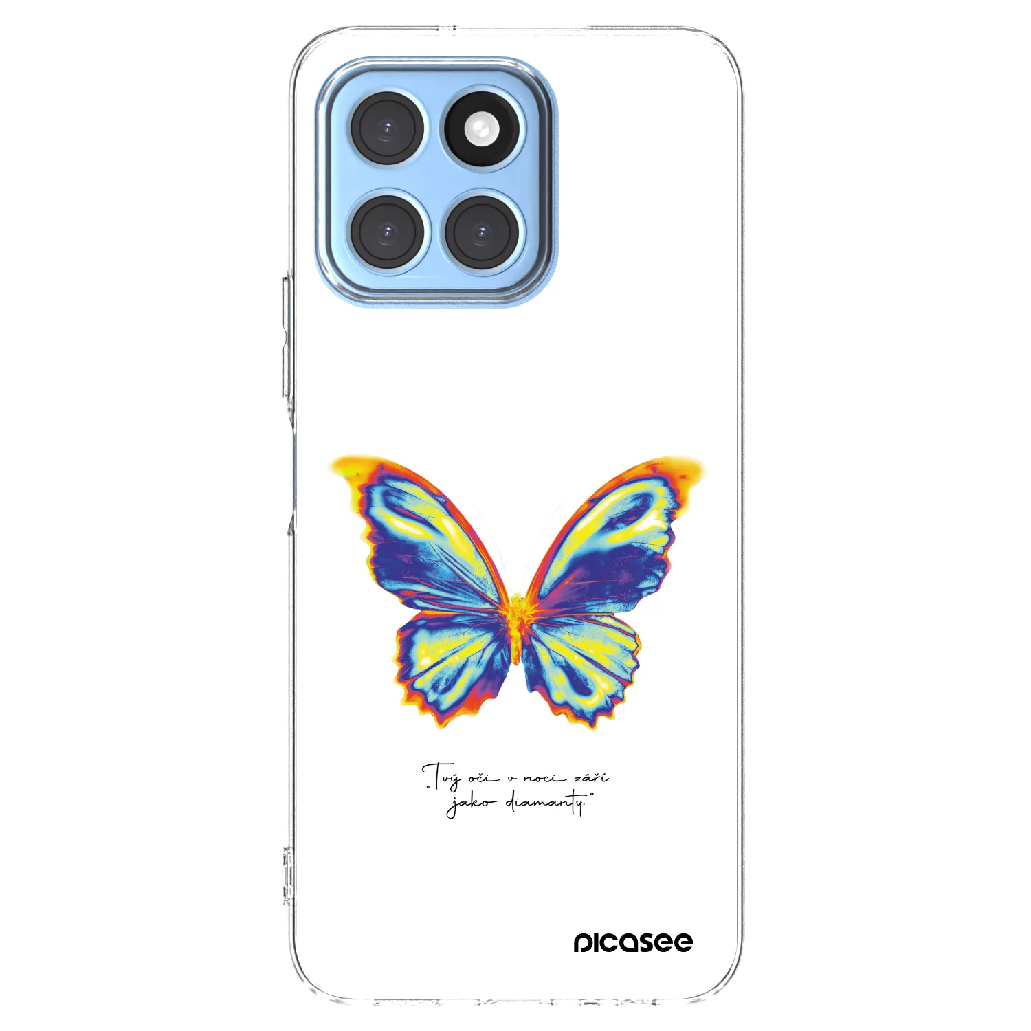 Picasee átlátszó szilikon tok az alábbi mobiltelefonokra Honor X6 - Diamanty White