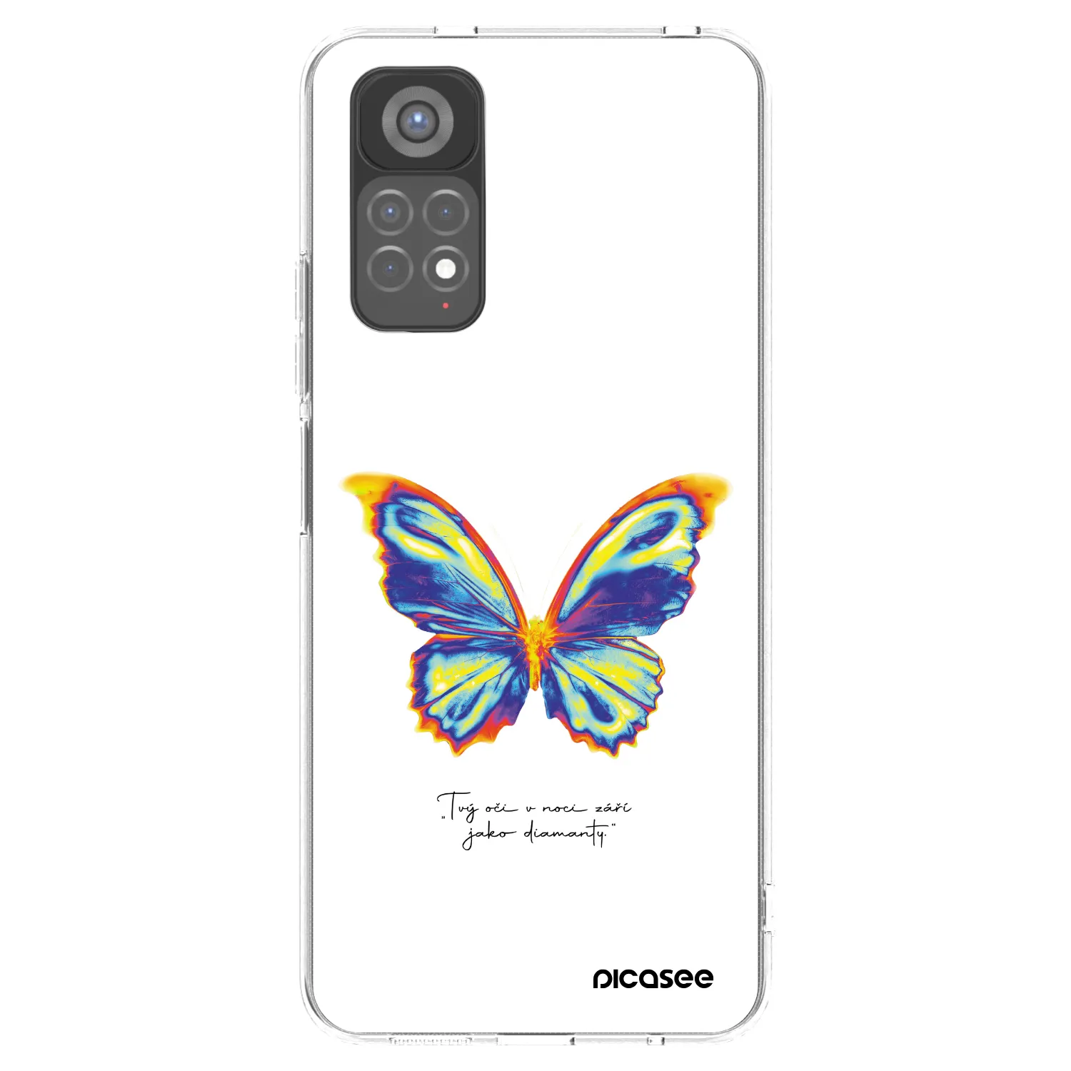 Picasee átlátszó szilikon tok az alábbi mobiltelefonokra Xiaomi Redmi Note 11S 5G - Diamanty White