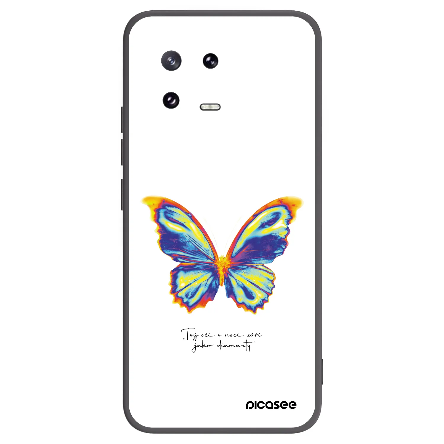Picasee fekete szilikon tok az alábbi mobiltelefonokra Xiaomi 13 Pro - Diamanty White