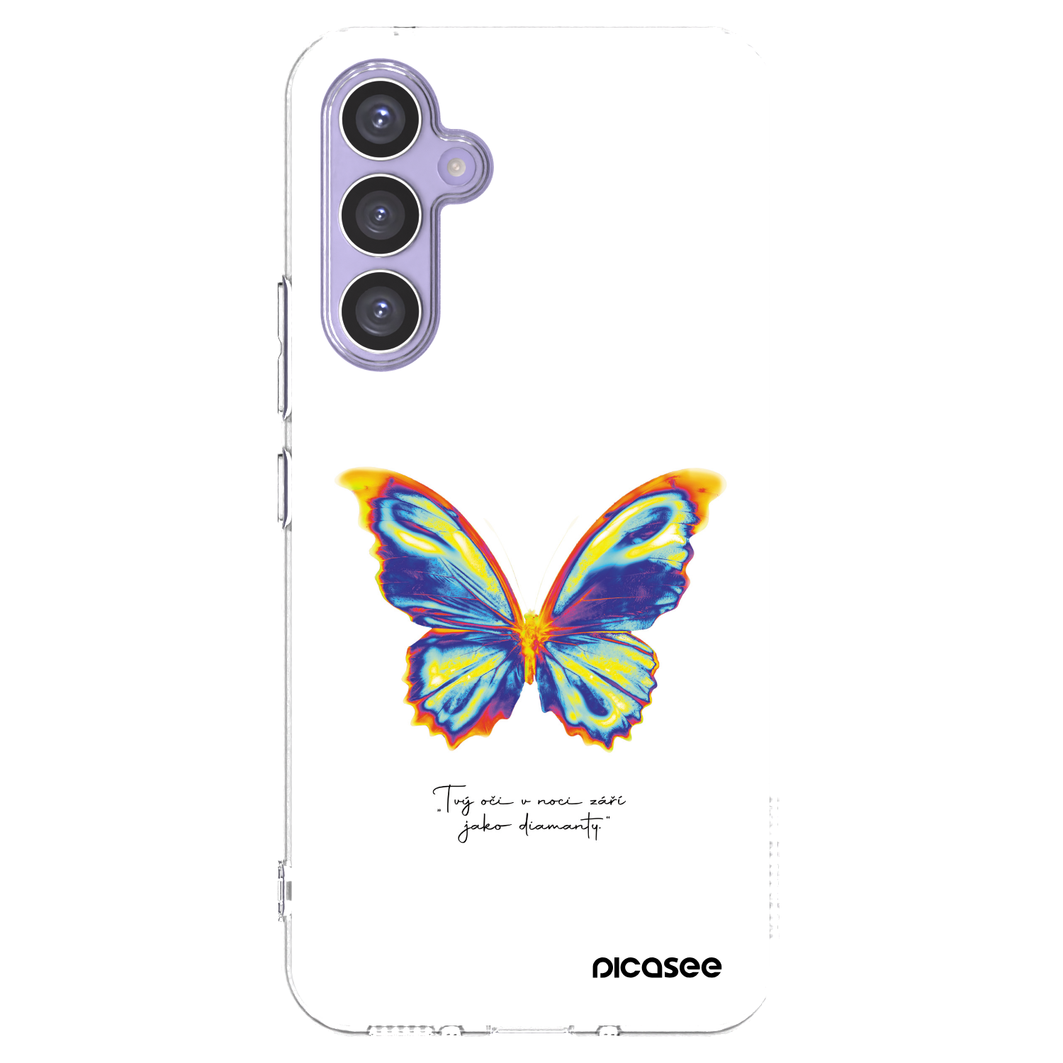 Picasee átlátszó szilikon tok az alábbi mobiltelefonokra Samsung Galaxy A54 5G A546B - Diamanty White