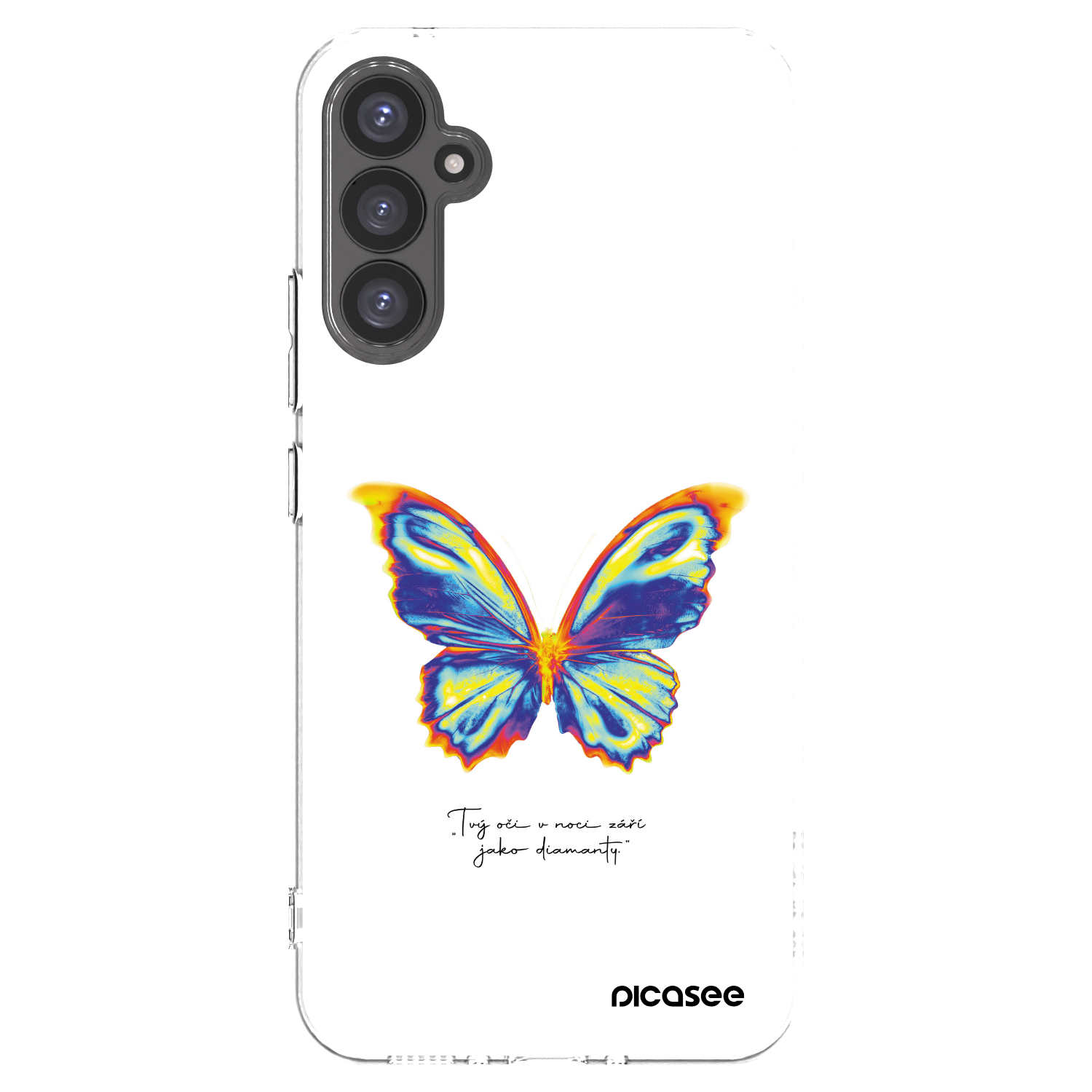 Picasee átlátszó szilikon tok az alábbi mobiltelefonokra Samsung Galaxy A34 5G A346B - Diamanty White