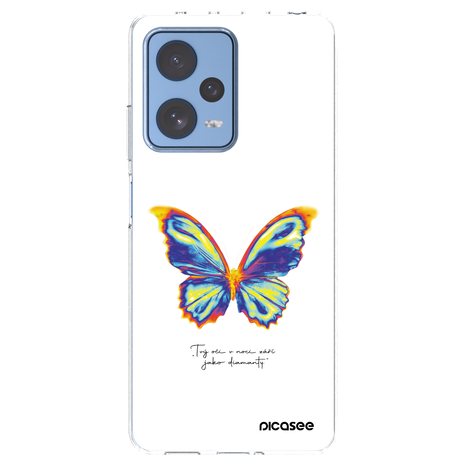 Picasee átlátszó szilikon tok az alábbi mobiltelefonokra Xiaomi Redmi Note 12 Pro 5G - Diamanty White