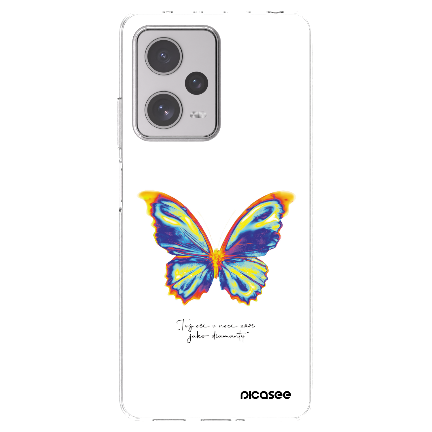 Picasee átlátszó szilikon tok az alábbi mobiltelefonokra Xiaomi Redmi Note 12 Pro+ 5G - Diamanty White