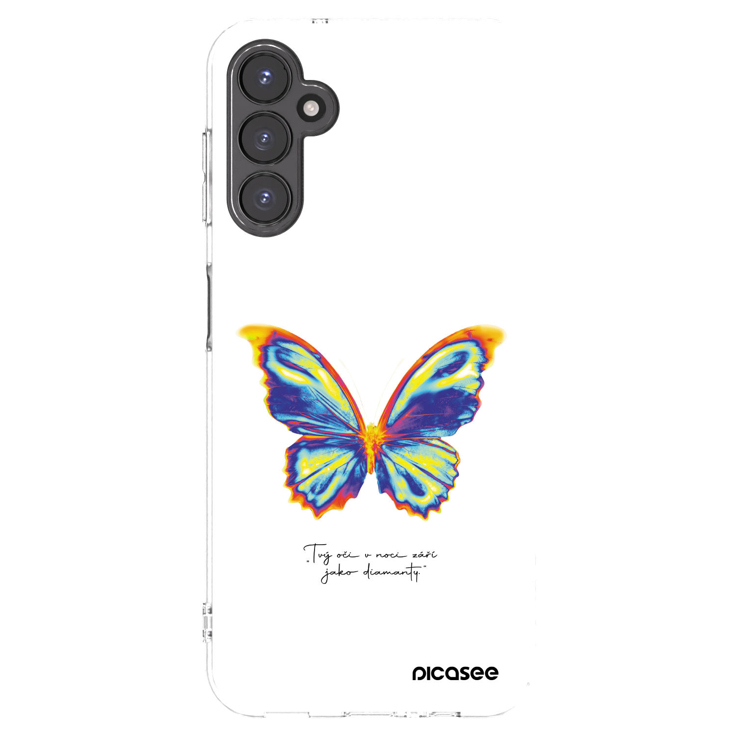 Picasee átlátszó szilikon tok az alábbi mobiltelefonokra Samsung Galaxy A14 5G A146P - Diamanty White
