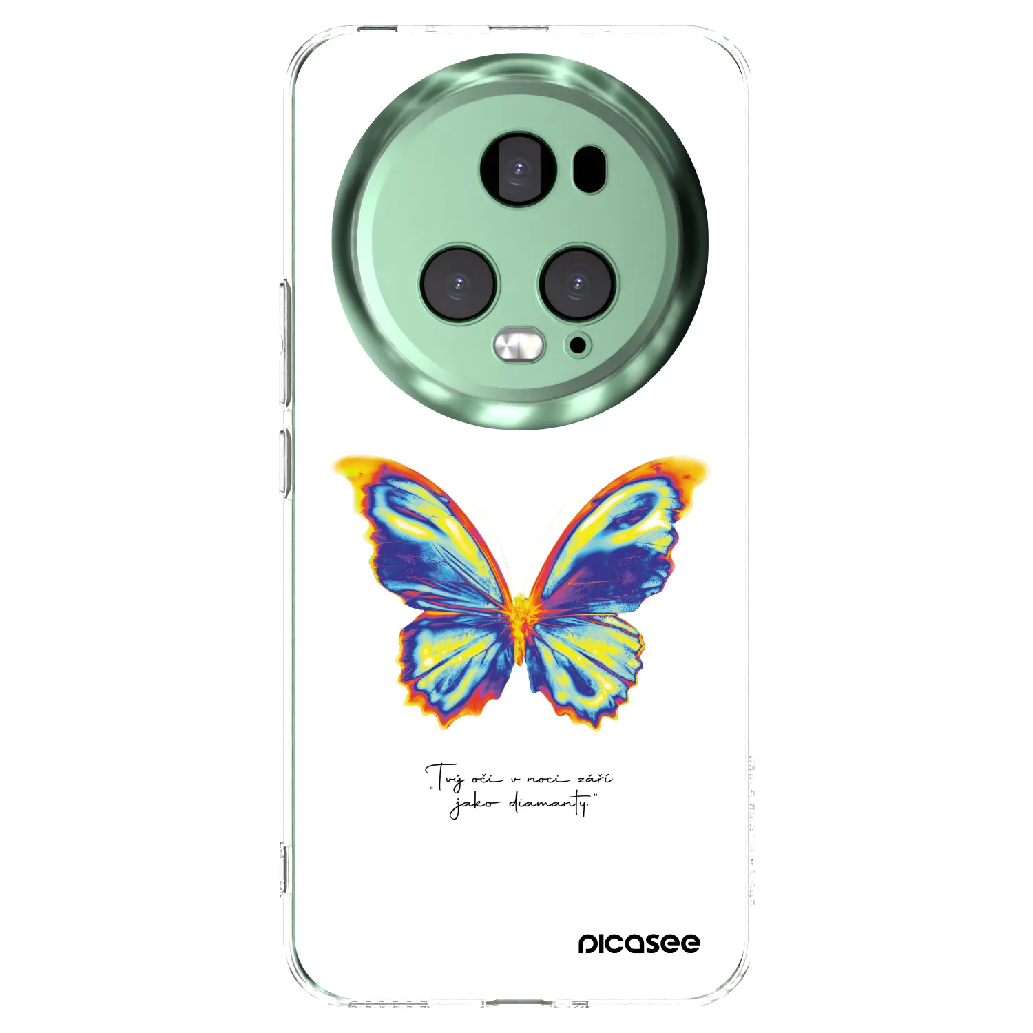Picasee átlátszó szilikon tok az alábbi mobiltelefonokra Honor Magic5 Pro - Diamanty White