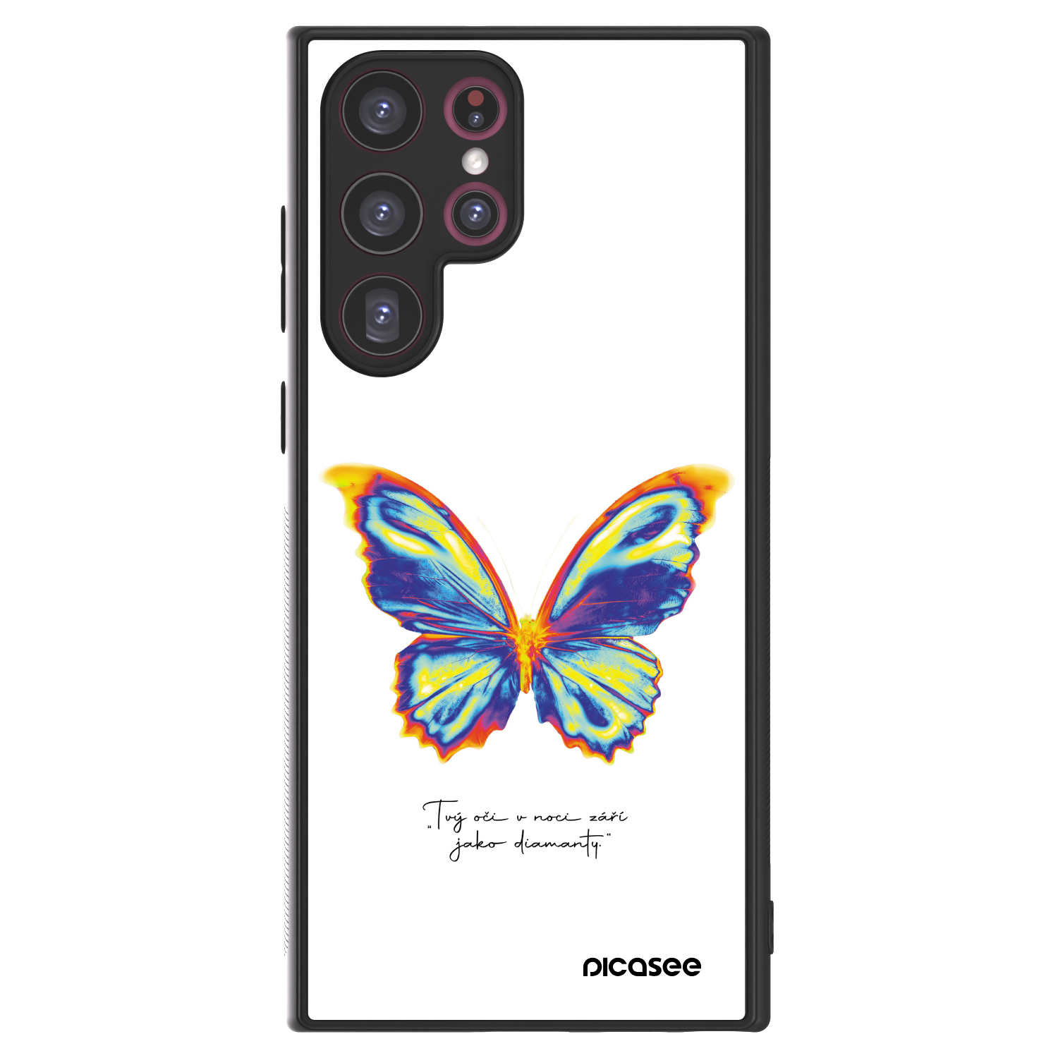 Picasee ULTIMATE CASE PowerShare Samsung Galaxy S22 Ultra 5G - készülékre - Diamanty White