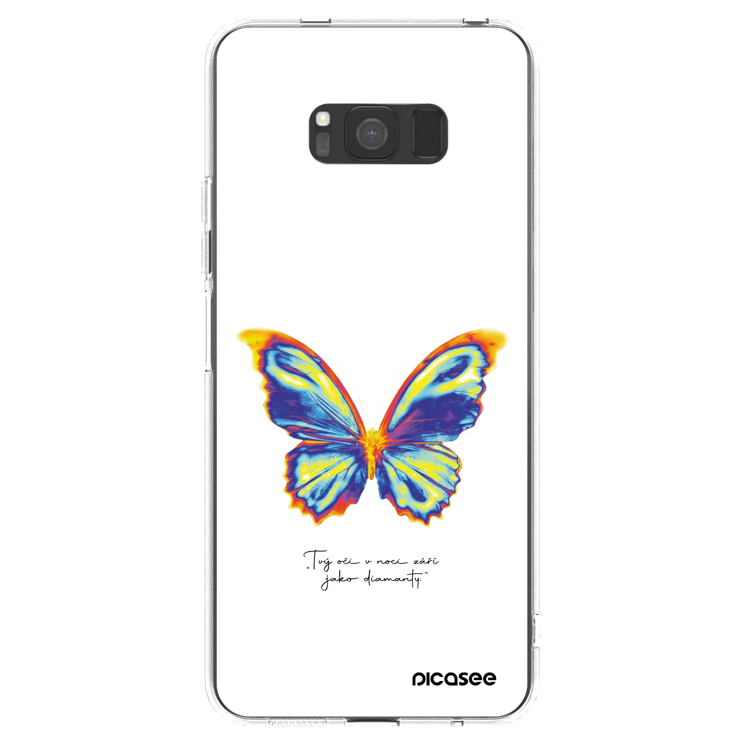 Picasee átlátszó szilikon tok az alábbi mobiltelefonokra Samsung Galaxy S8 G950F - Diamanty White