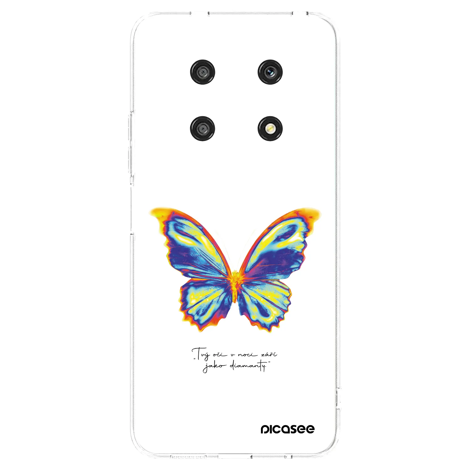 Picasee átlátszó szilikon tok az alábbi mobiltelefonokra Honor Magic4 Lite 5G - Diamanty White