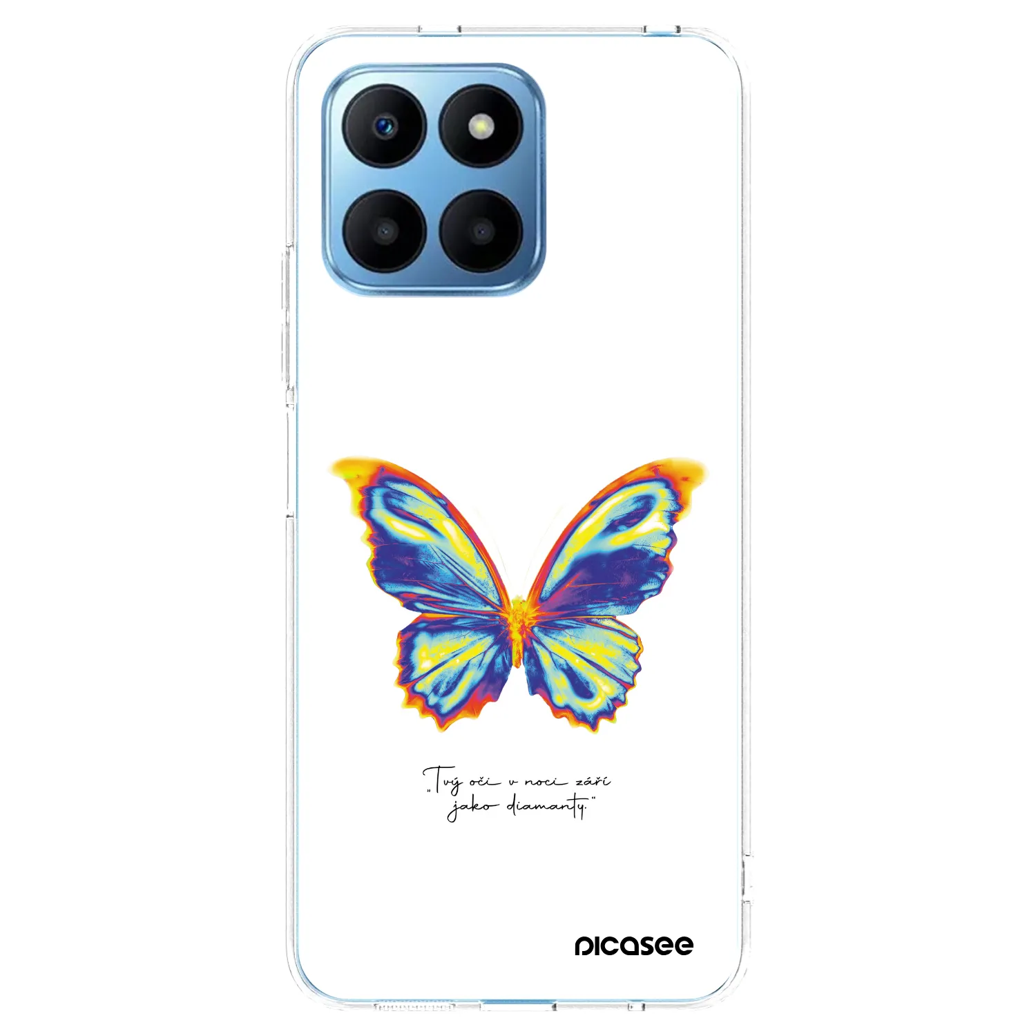 Picasee átlátszó szilikon tok az alábbi mobiltelefonokra Honor 70 Lite - Diamanty White