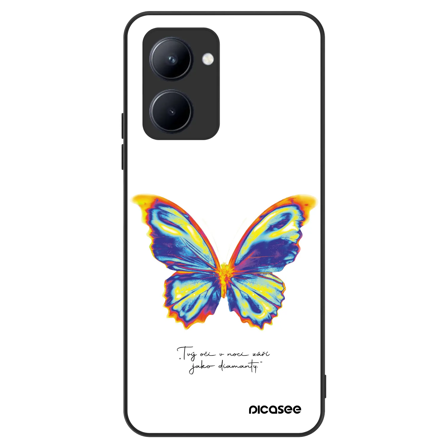 Picasee ULTIMATE CASE Realme C33 (2023) - készülékre - Diamanty White