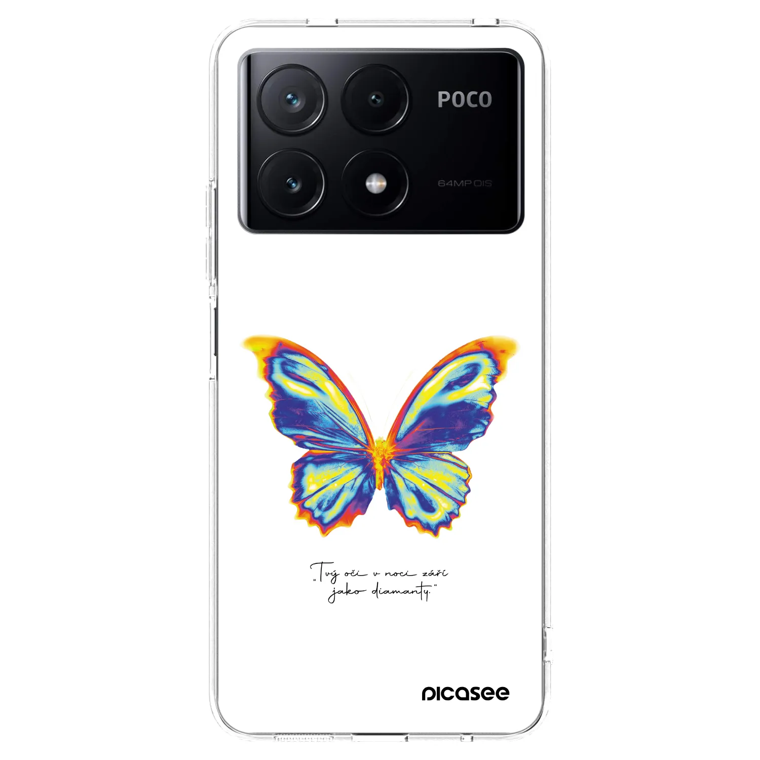 Picasee átlátszó szilikon tok az alábbi mobiltelefonokra Xiaomi Poco X6 Pro - Diamanty White