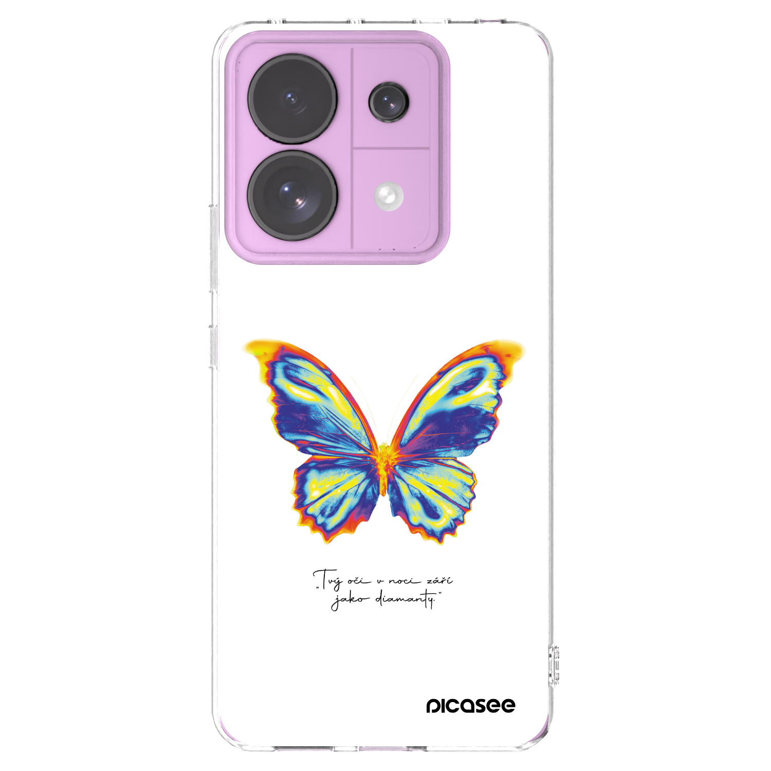 Picasee átlátszó szilikon tok az alábbi mobiltelefonokra Xiaomi Redmi Note 13 Pro 5G - Diamanty White