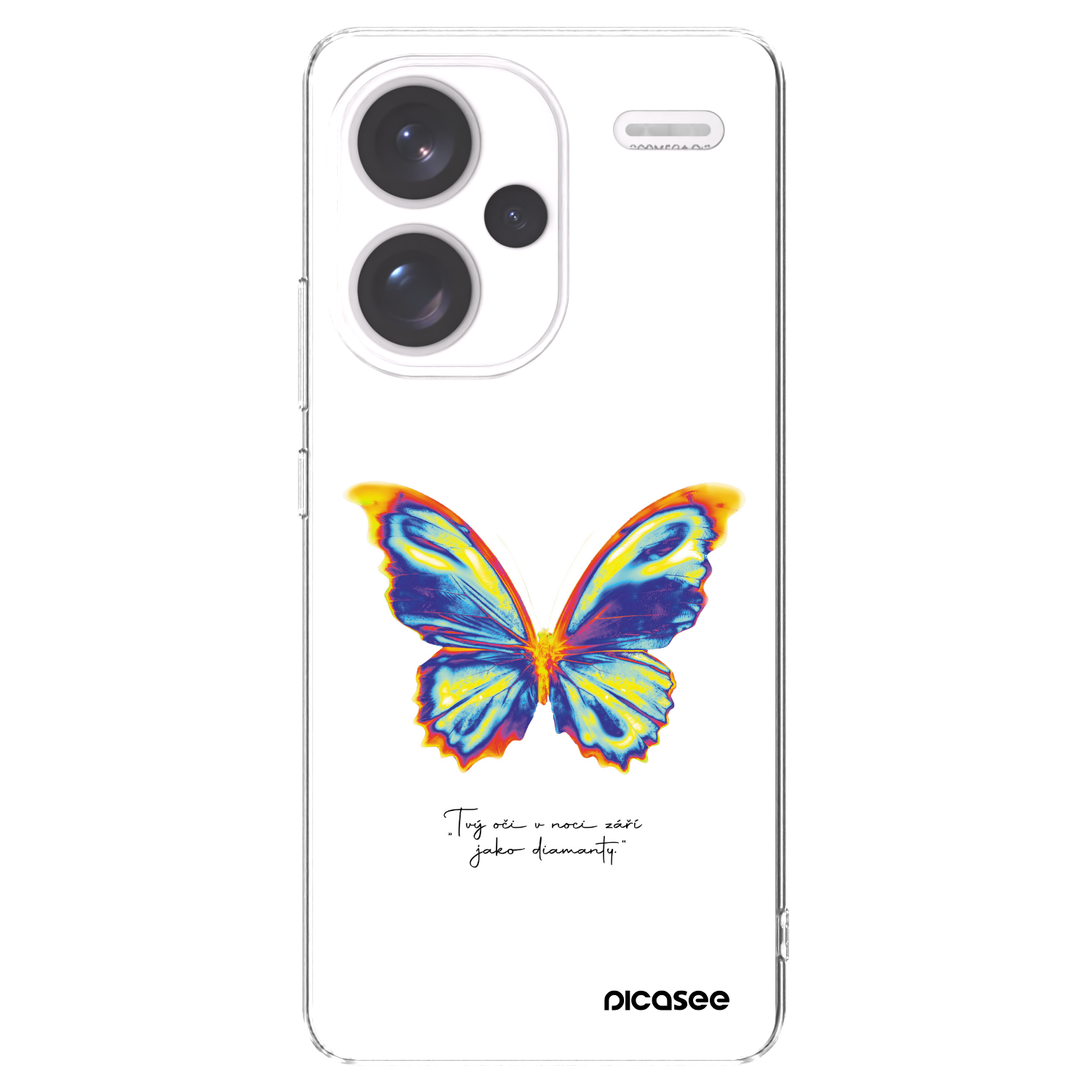 Picasee átlátszó szilikon tok az alábbi mobiltelefonokra Xiaomi Redmi Note 13 Pro+ 5G - Diamanty White