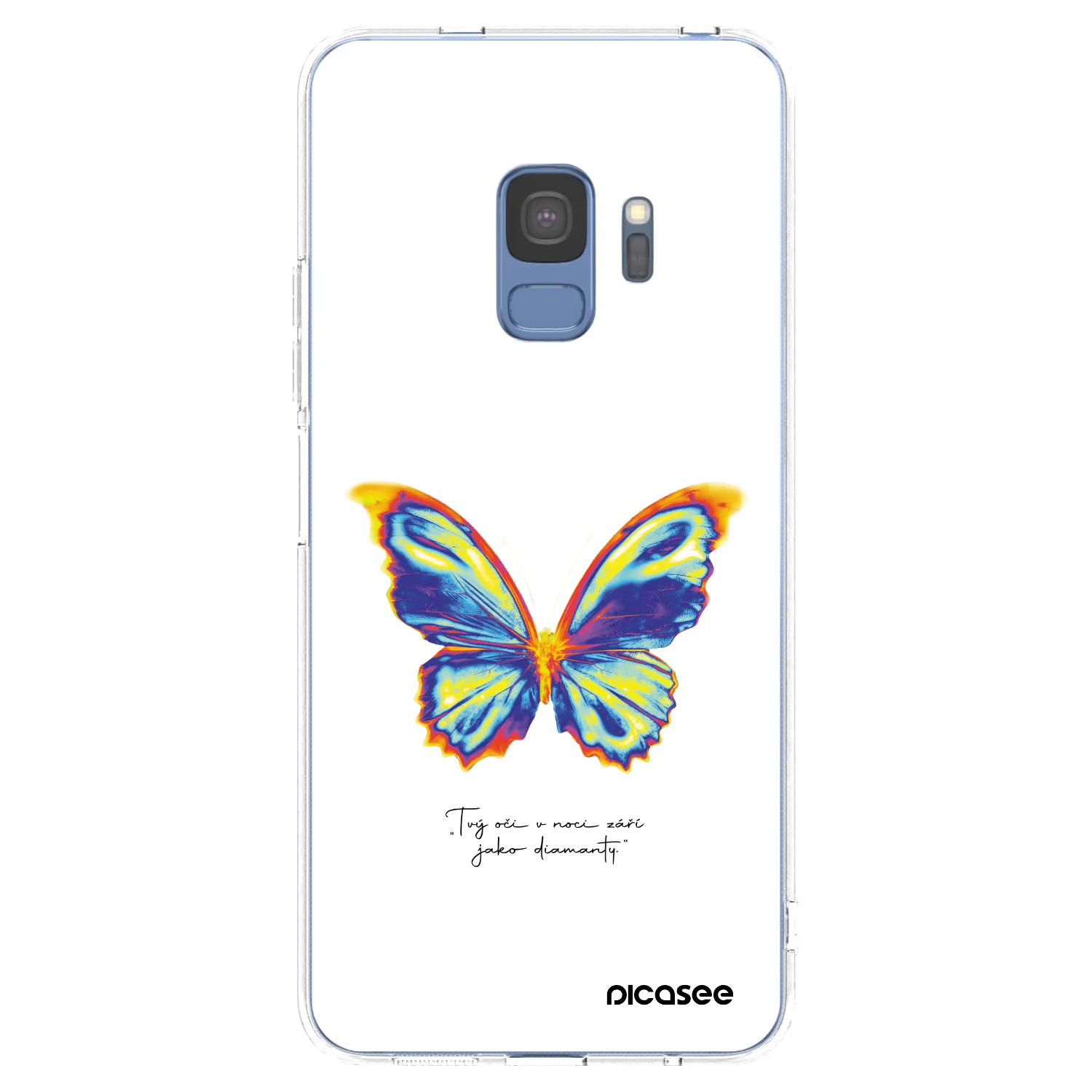 Picasee átlátszó szilikon tok az alábbi mobiltelefonokra Samsung Galaxy S9 G960F - Diamanty White