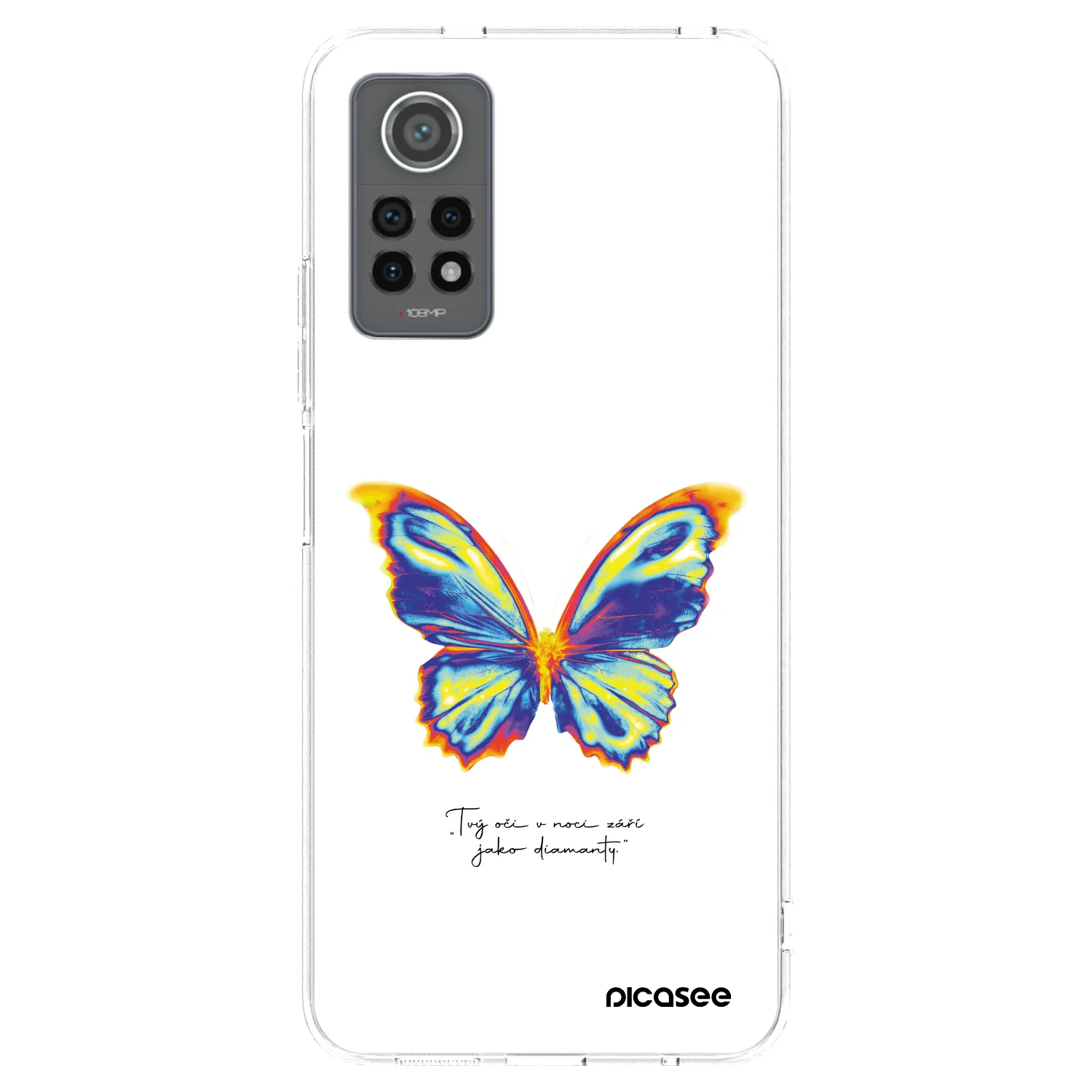 Picasee átlátszó szilikon tok az alábbi mobiltelefonokra Xiaomi Redmi Note 12 Pro 4G - Diamanty White