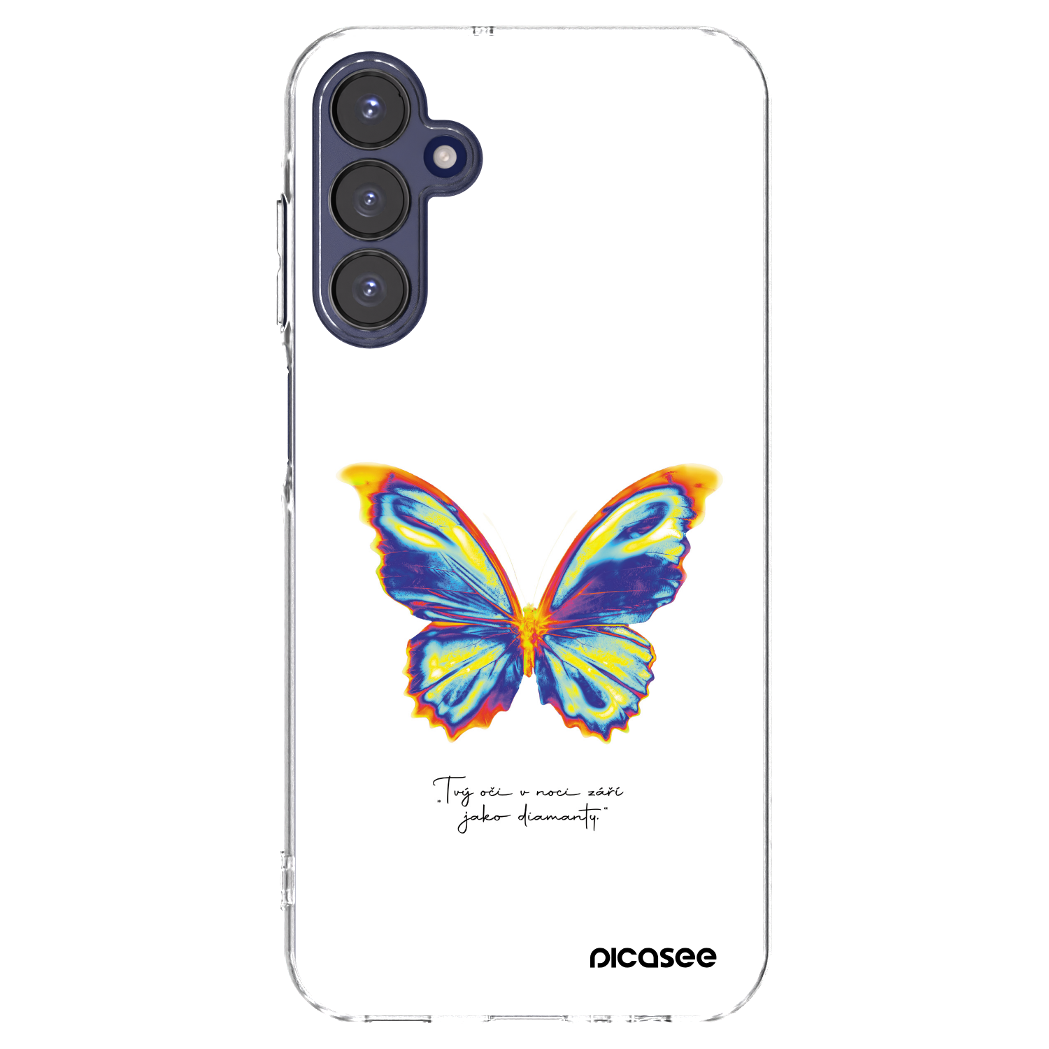 Picasee átlátszó szilikon tok az alábbi mobiltelefonokra Samsung Galaxy A15 A155F 4G - Diamanty White