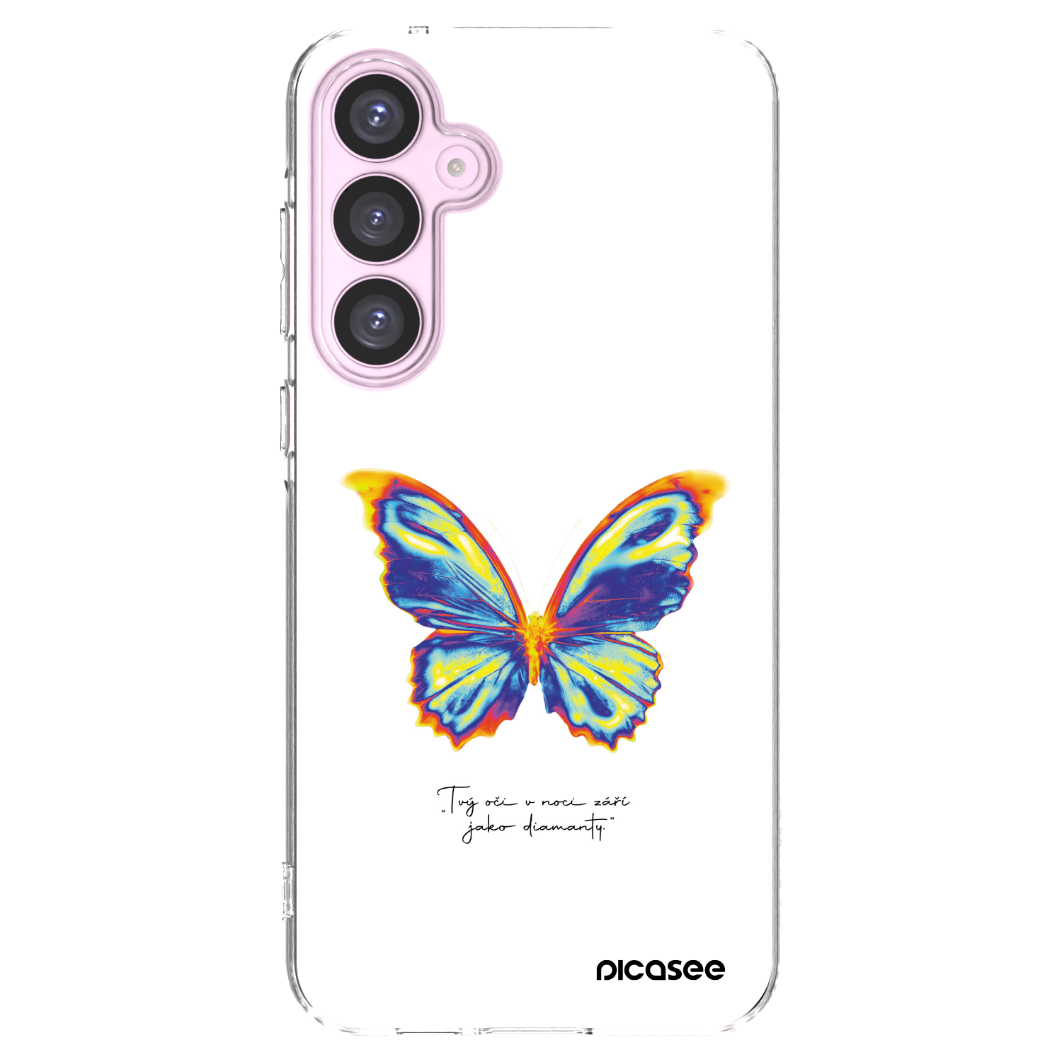 Picasee átlátszó szilikon tok az alábbi mobiltelefonokra Samsung Galaxy A55 5G A556B - Diamanty White