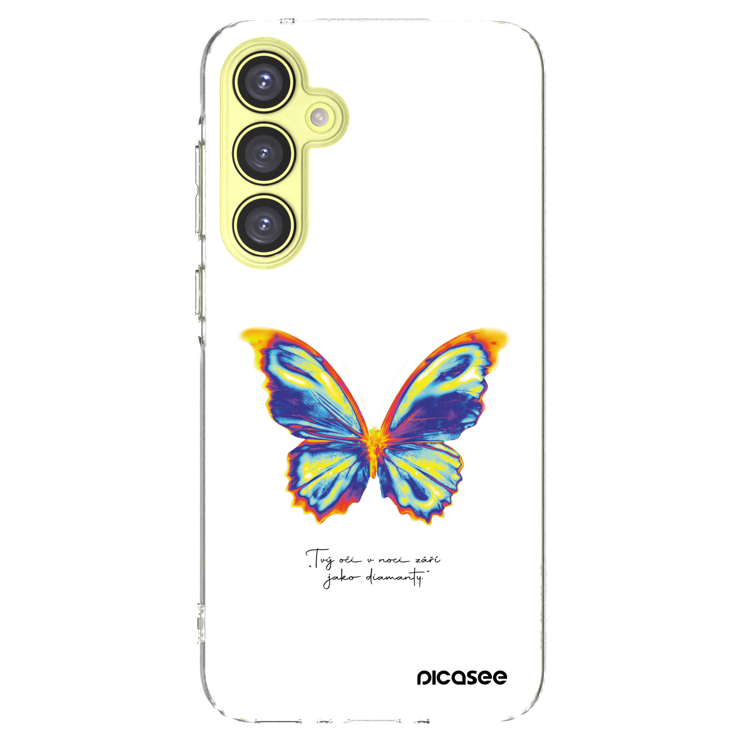 Picasee átlátszó szilikon tok az alábbi mobiltelefonokra Samsung Galaxy A35 5G A356B - Diamanty White