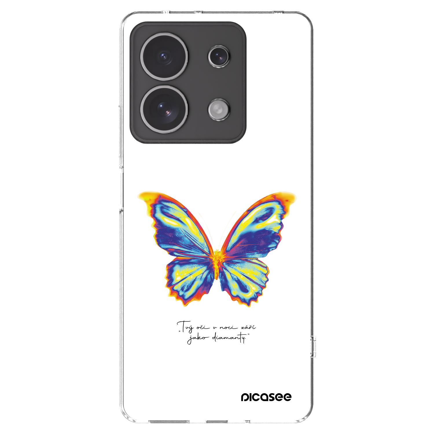Picasee átlátszó szilikon tok az alábbi mobiltelefonokra Xiaomi Redmi Note 13 4G - Diamanty White