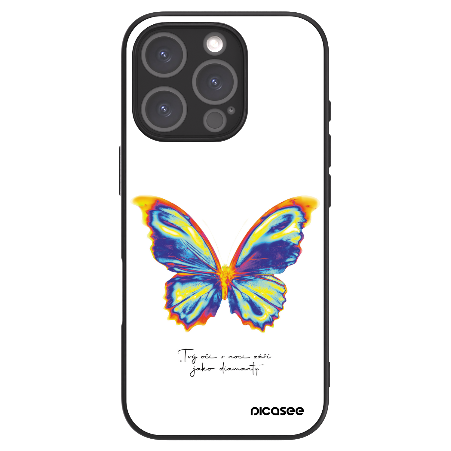 Picasee ULTIMATE CASE MagSafe Apple iPhone 16 Pro - készülékre - Diamanty White