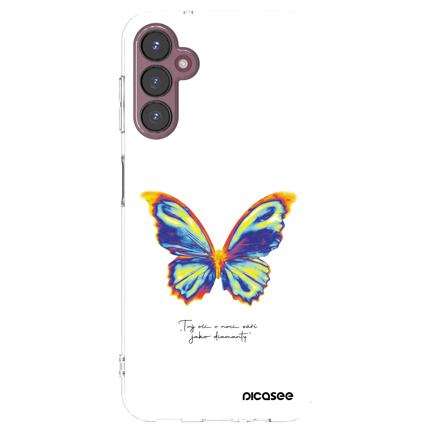 Picasee átlátszó szilikon tok az alábbi mobiltelefonokra Samsung Galaxy A05s A057G - Diamanty White