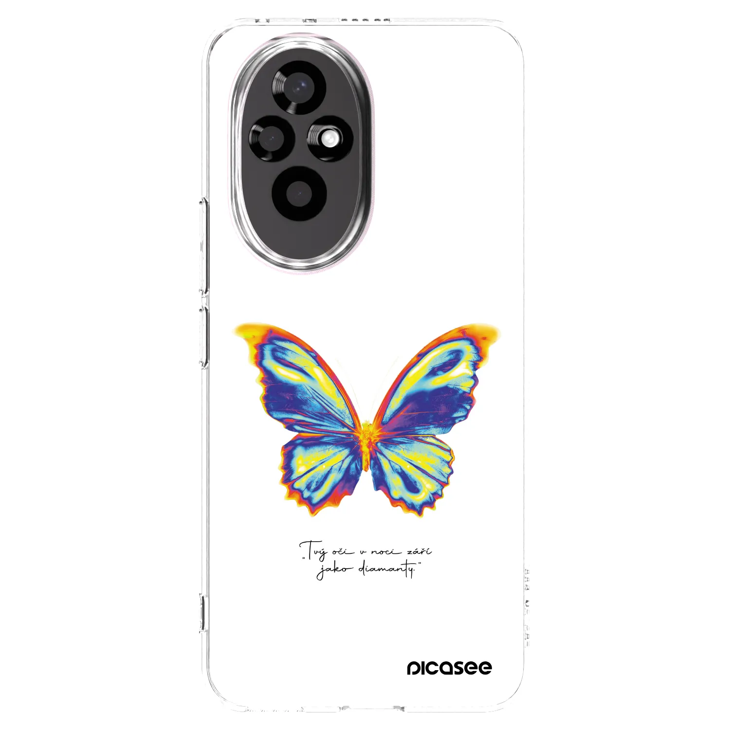 Picasee átlátszó szilikon tok az alábbi mobiltelefonokra Honor 200 5G - Diamanty White