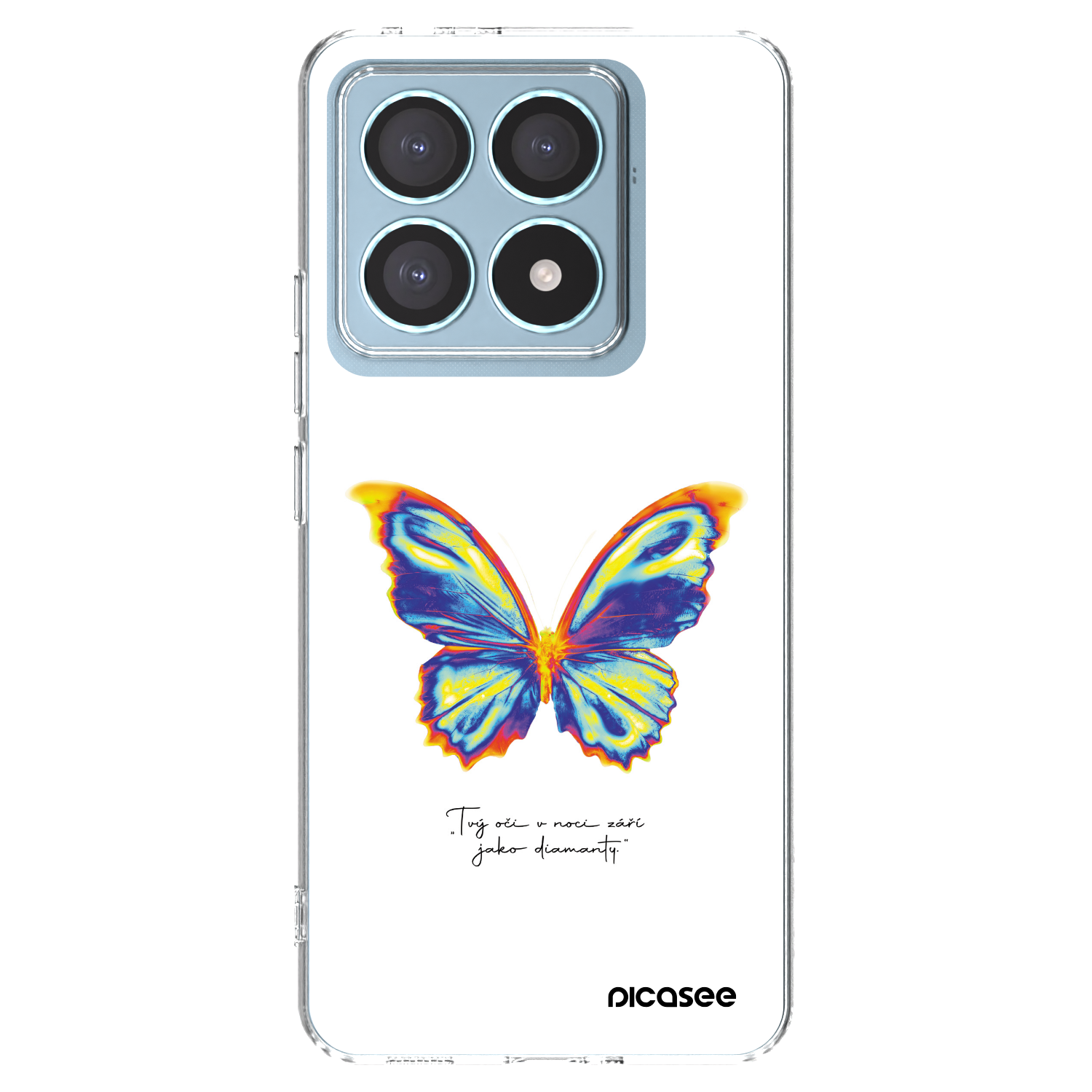 Picasee átlátszó szilikon tok az alábbi mobiltelefonokra Xiaomi 14T Pro - Diamanty White