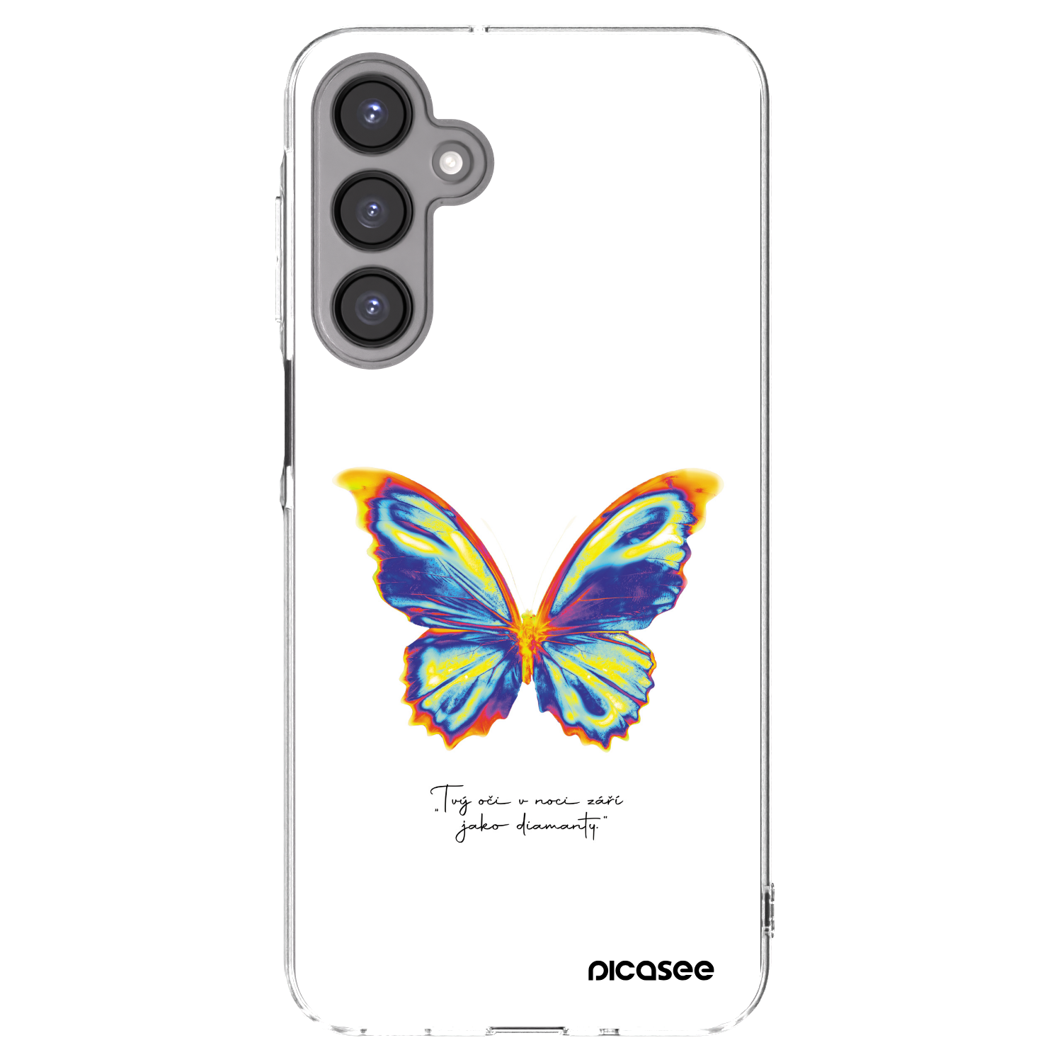 Picasee átlátszó szilikon tok az alábbi mobiltelefonokra Samsung Galaxy A16 5G - Diamanty White