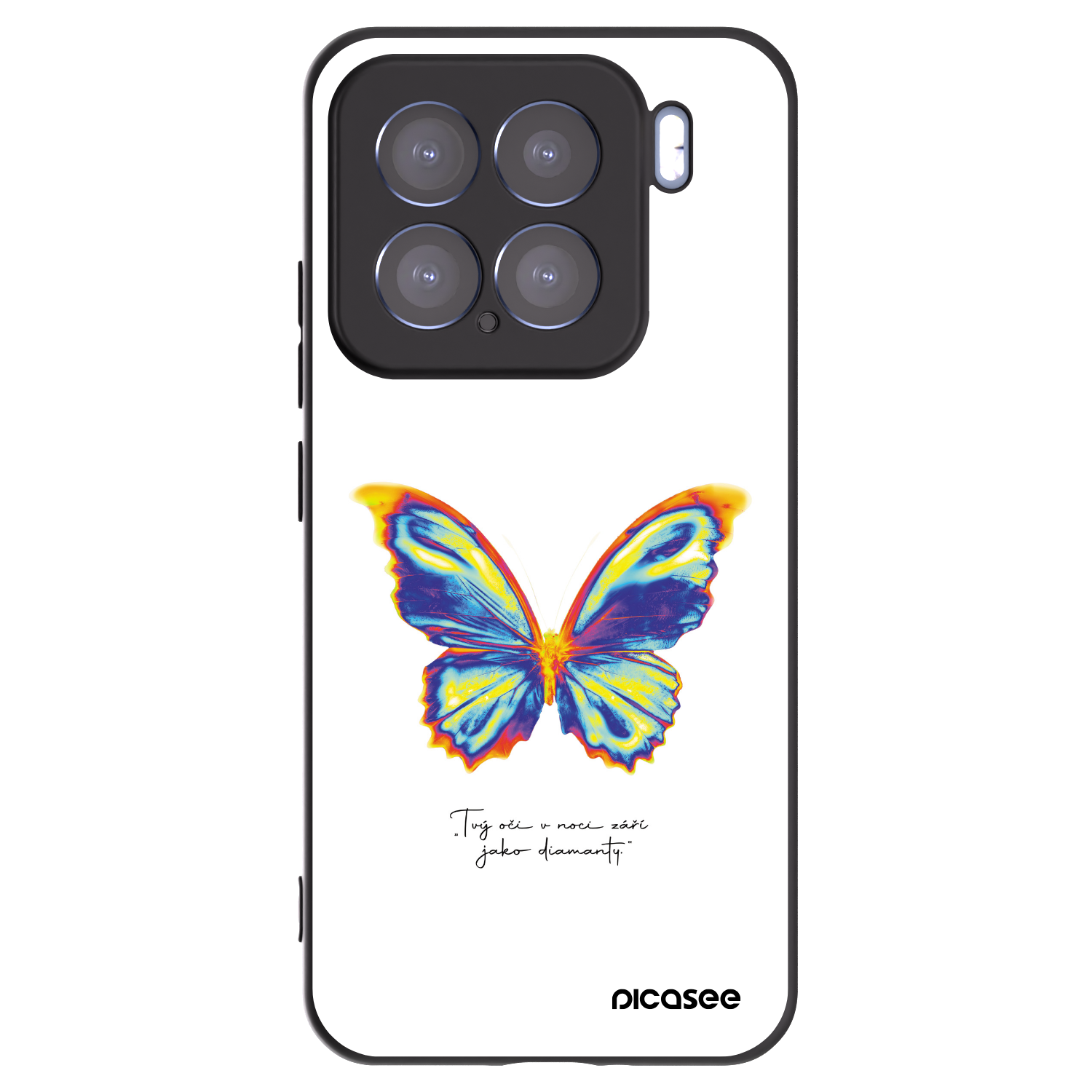 Picasee fekete szilikon tok az alábbi mobiltelefonokra Xiaomi 15 - Diamanty White