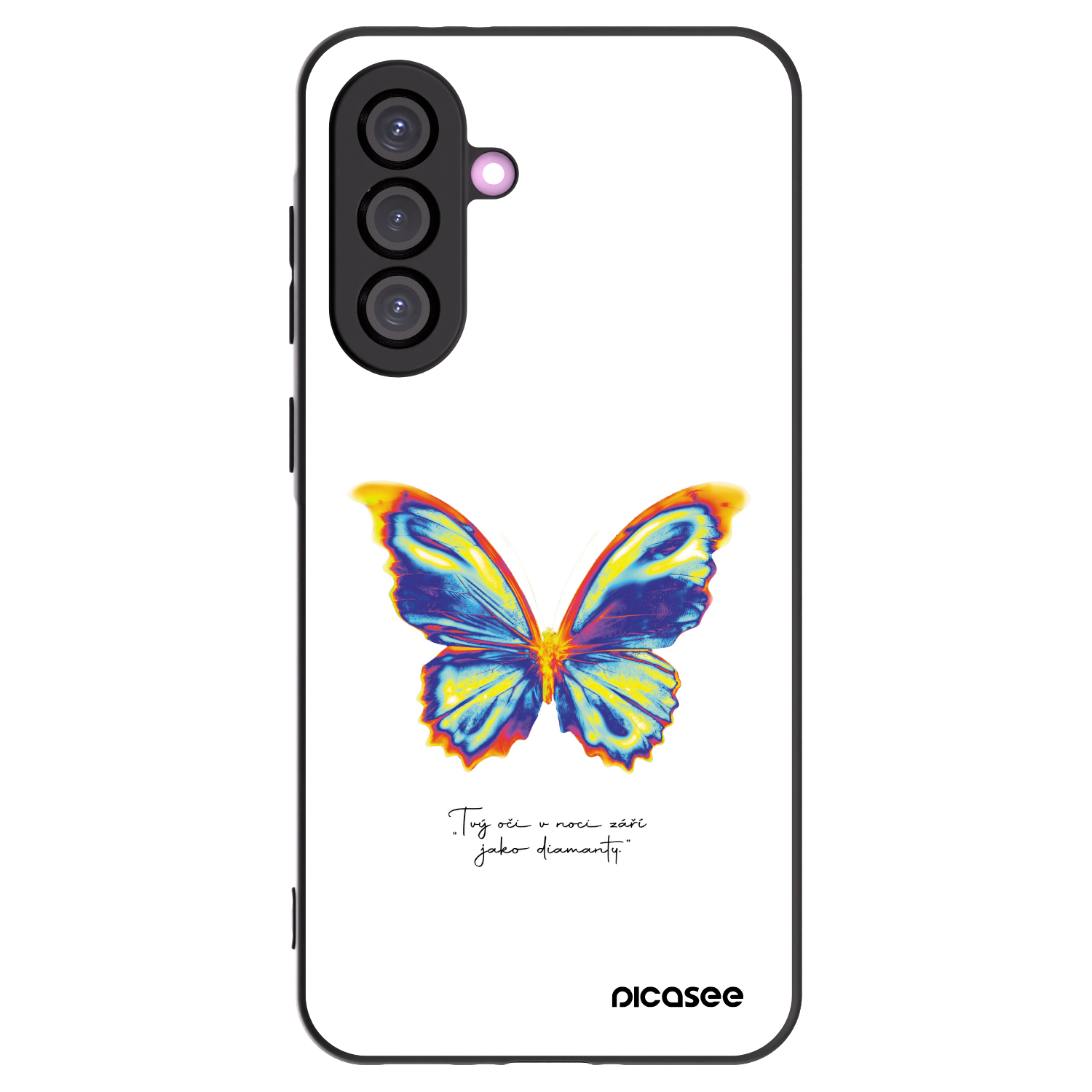 Picasee fekete szilikon tok az alábbi mobiltelefonokra Samsung Galaxy A36 5G - Diamanty White
